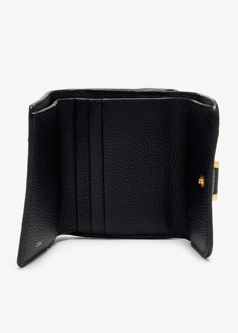 Chloe oc11z0625 Size: OS / Small Marcie Tri-Fold Wallet in Black Size ONE SIZE - 4 Thumbnail