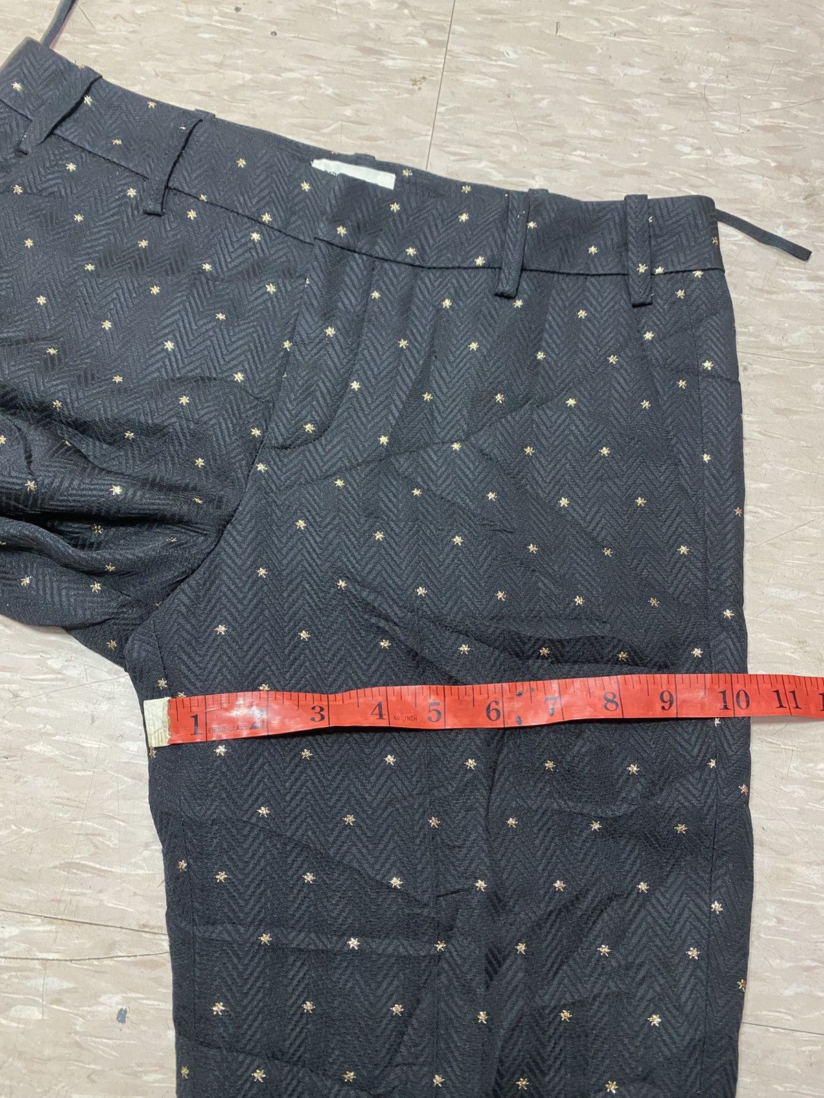 Vintage × Zadig & Voltaire Zadig & Voltaire black gold wool trousers pants Size 30" / US 8 / IT 44 - 15 Thumbnail