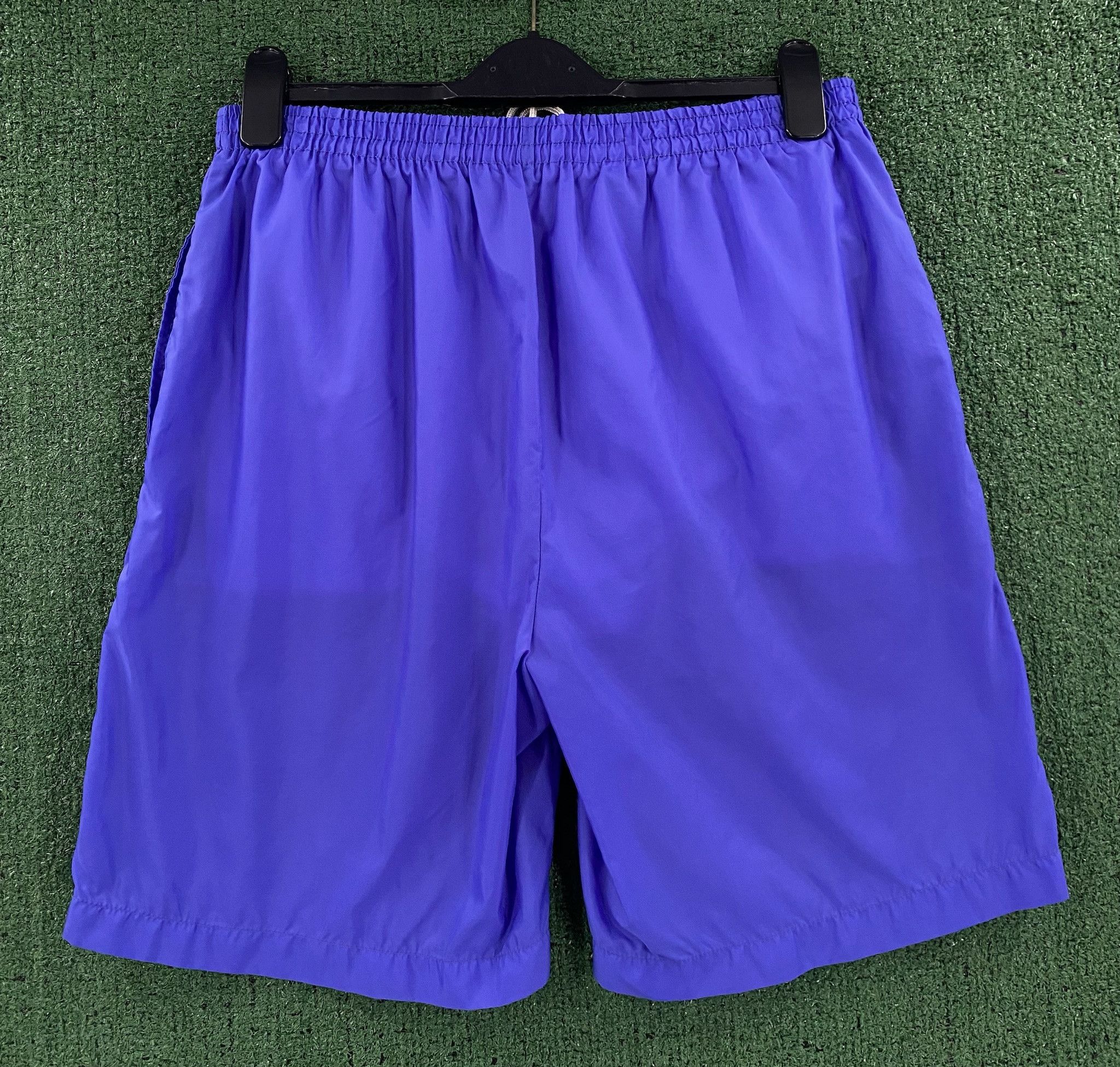 Reebok VTG 80's Reebok Purple Lined Long Windbreaker Shorts Large Size 36" / US 14 / IT 50 - 7 Thumbnail