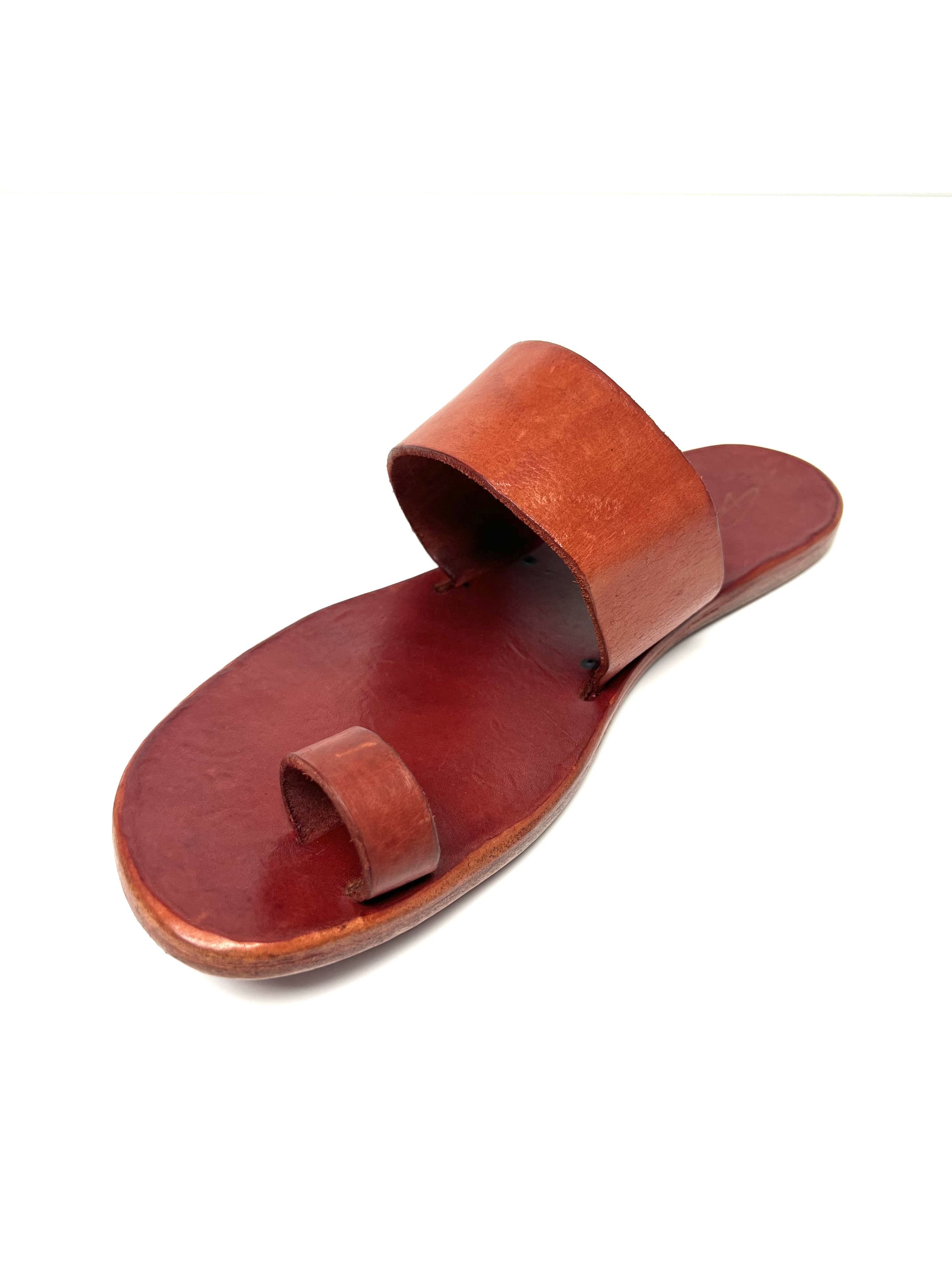 Dimissianos & Miller DIMISSIANOS & MILLER LEATHER SLIDE / SANDALS Size US 11 / EU 44 - 6 Thumbnail