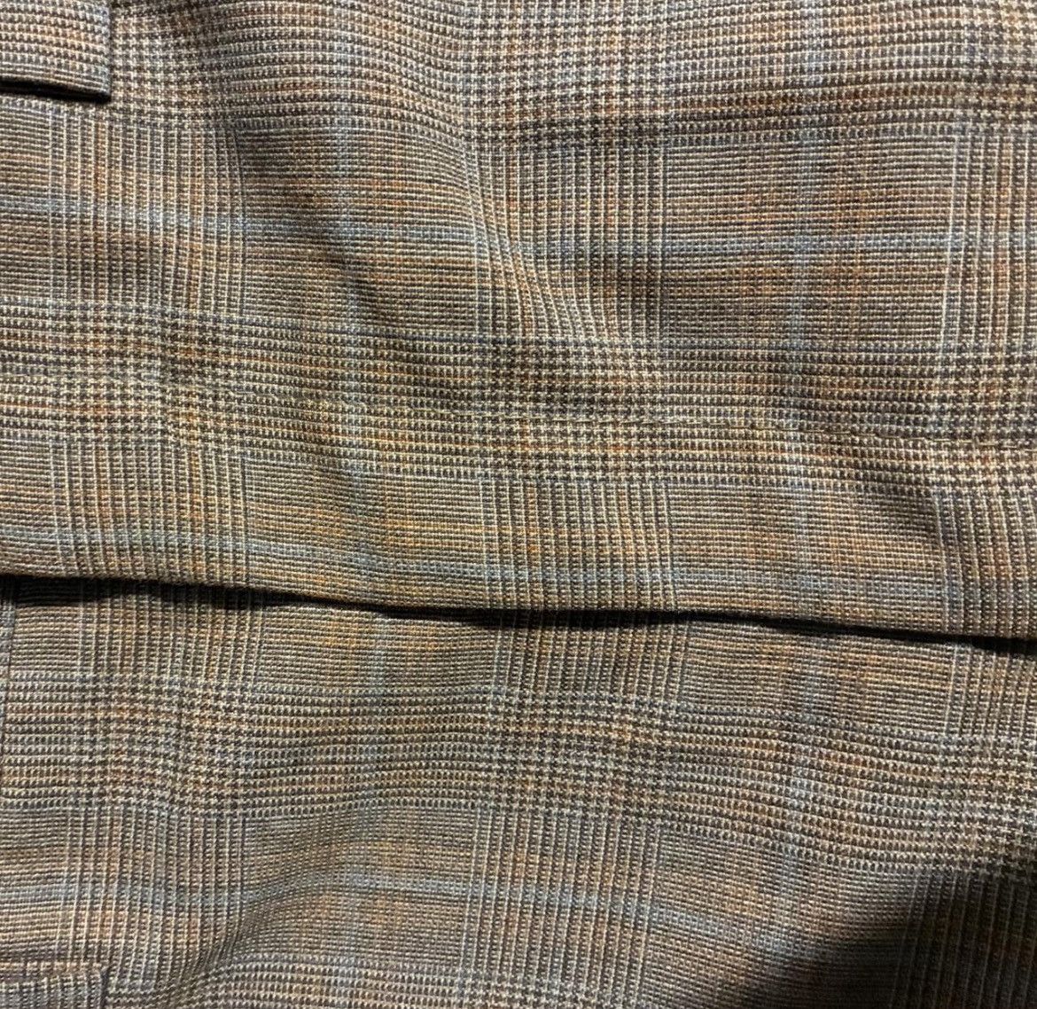 Vintage 3 Piece Suit Tan Pattern Size 40R - 5 Thumbnail