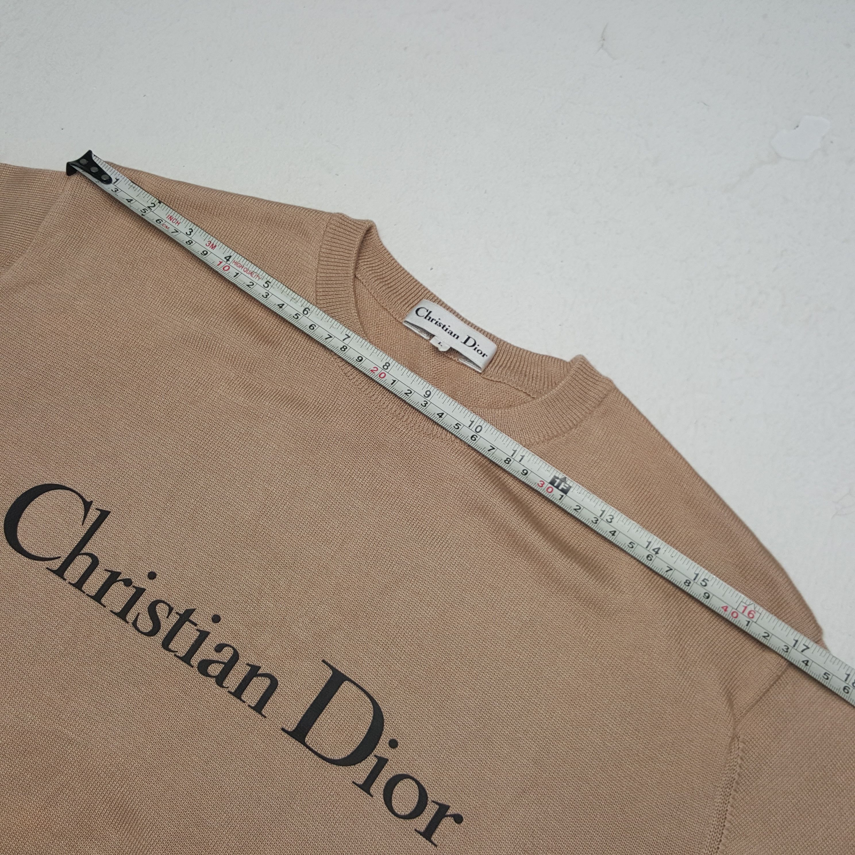 Christian Dior Monsieur × Vintage Vintage Christian Dior Custom Spell Out Logo Sweatshirt Size M / US 6-8 / IT 42-44 - 5 Thumbnail