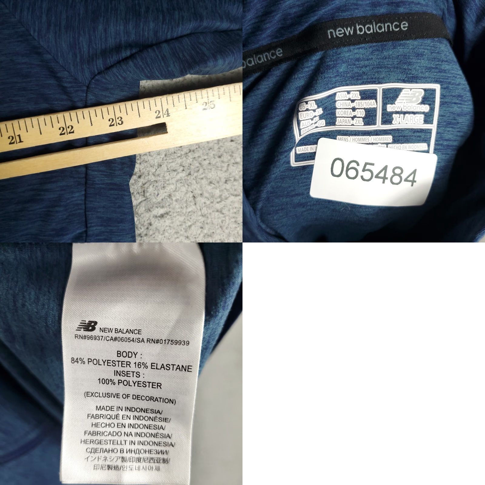 New Balance New Balance Jacket Mens Size Medium Blue Windbreaker Full Zip Up Pocket Logo 90s Modern Outdoor Classic Mens Size US M / EU 48-50 / 2 - 8 Thumbnail