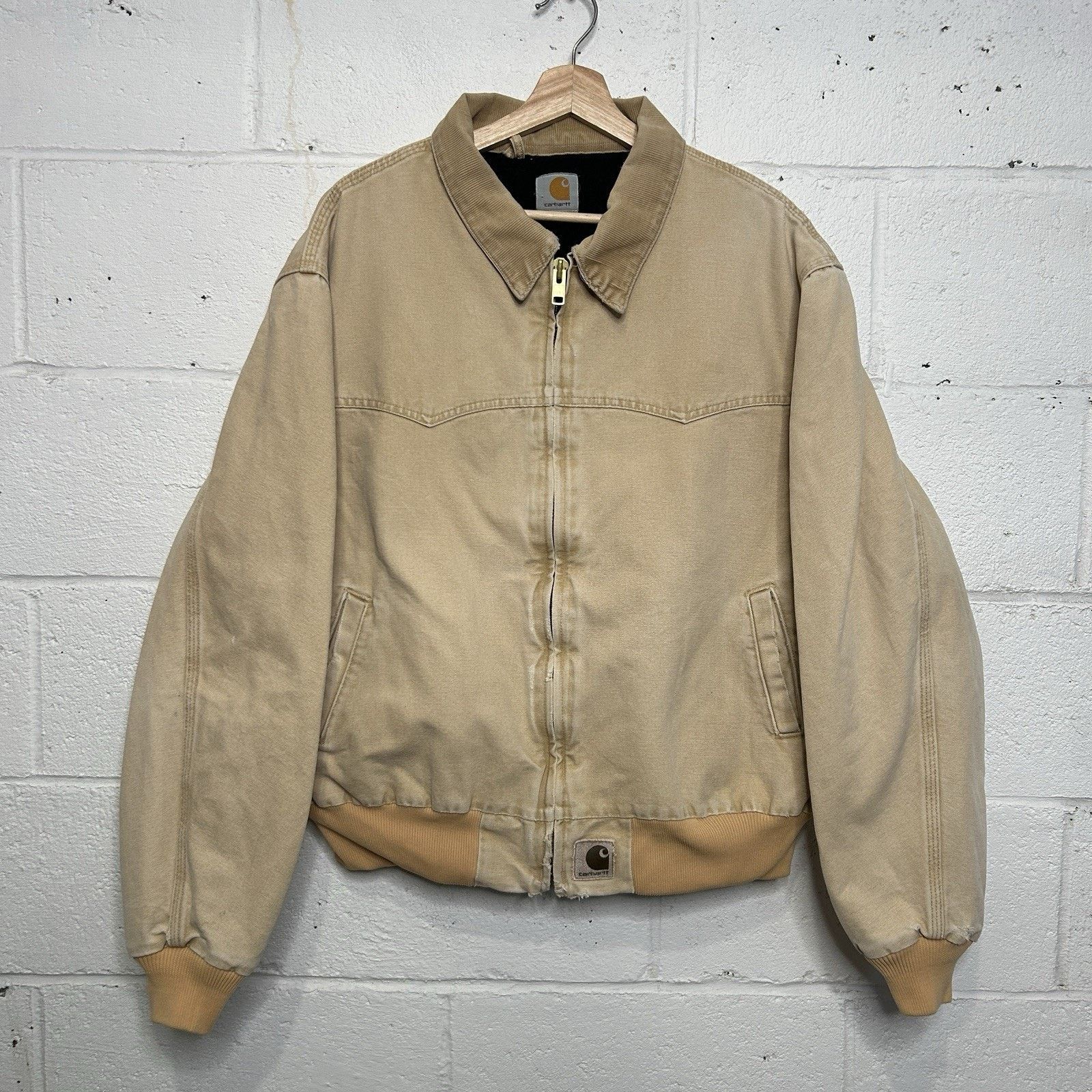 Carhartt Vintage Carhartt Quilted Santa Fe Jacket “Wheat” J14 WET Size US XL / EU 56 / 4 - 1 Thumbnail