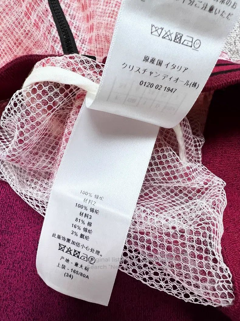 Dior Dior Pink polka dot organza jacket Size XXS / US 00 / IT 34 - 9 Thumbnail