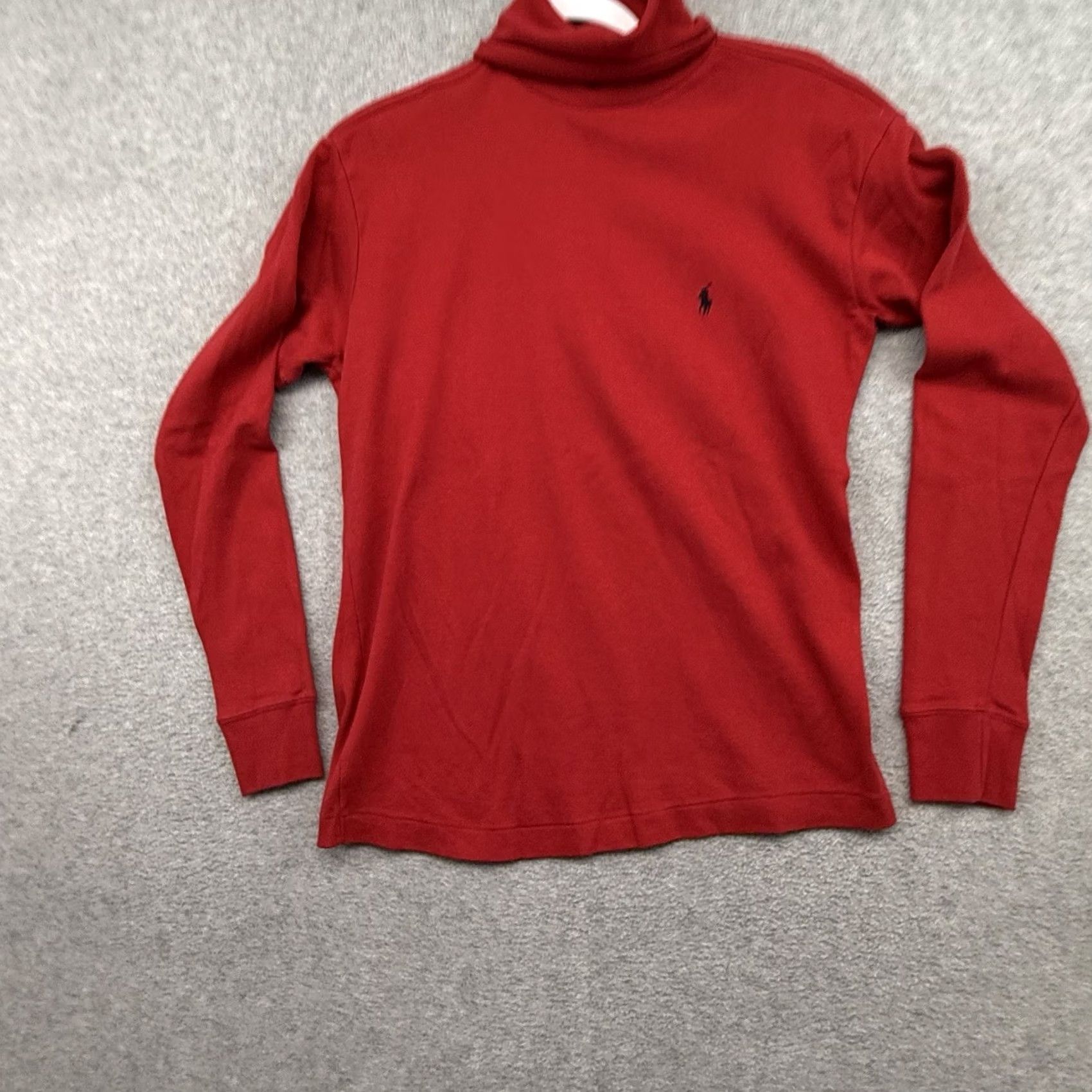 Ralph Lauren Ralph Lauren Shirt Womens Red Turtleneck Long Sleeve Cotton Top 90s M Size M / US 6-8 / IT 42-44 - 3 Thumbnail