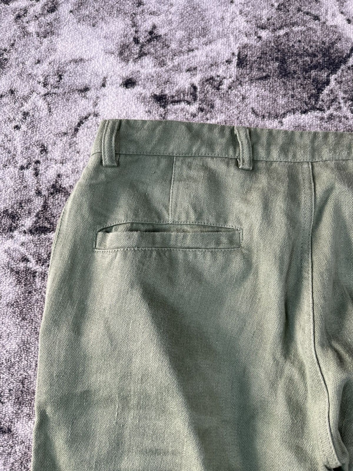 Freitag FREITAG E550 Green Linen Work Pants Size US 32 / EU 48 - 16 Thumbnail