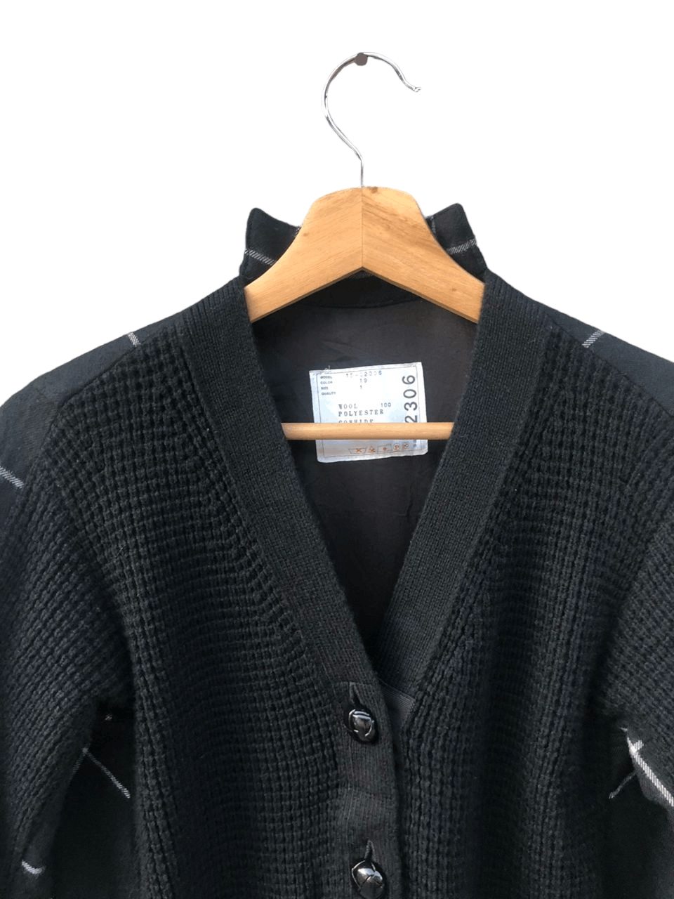 Sacai Sacai Knit Wool Button Jacket Rare Design Size S / US 4 / IT 40 - 10 Thumbnail