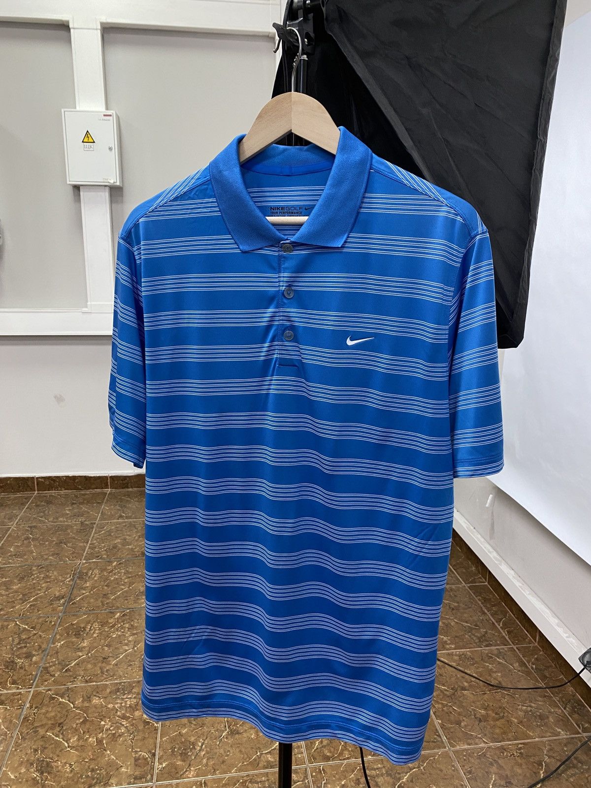 Nike × Tiger Woods Vintage Y2K Nike Golf Polo T-Shirt Rare Retro Hype Size US L / EU 52-54 / 3 - 1 Thumbnail