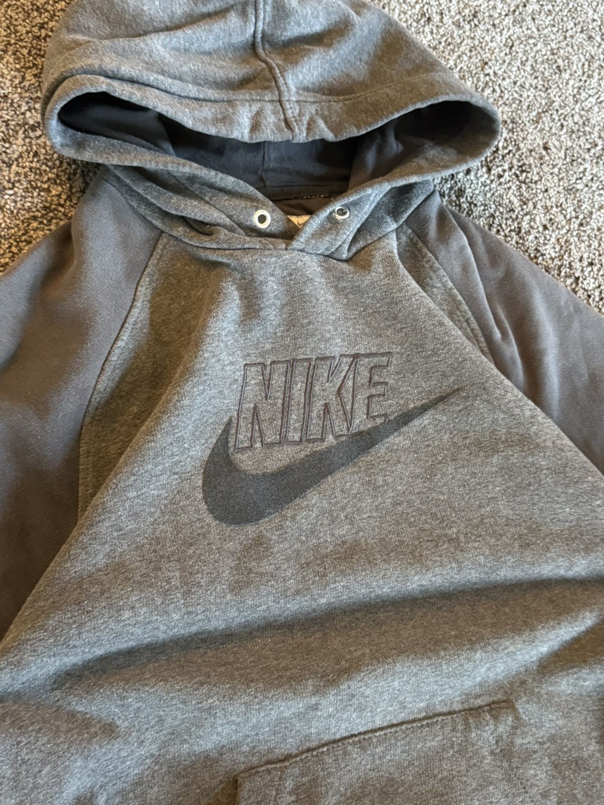 Nike Vintage nike grey hoodie Size US M / EU 48-50 / 2 - 3 Thumbnail