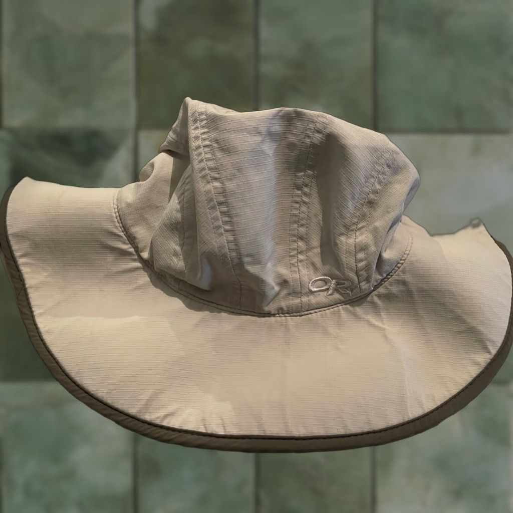Outdoor Research Outdoor Research Oasis Sun Sombrero Sun Hat L Beige UPF 50+ Women Wide Brim Size ONE SIZE - 1 Thumbnail