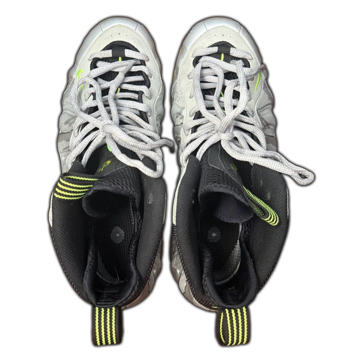 Nike Nike Air Foamposite One Silver Volt Camo Size US 9 / EU 42 - 7 Thumbnail