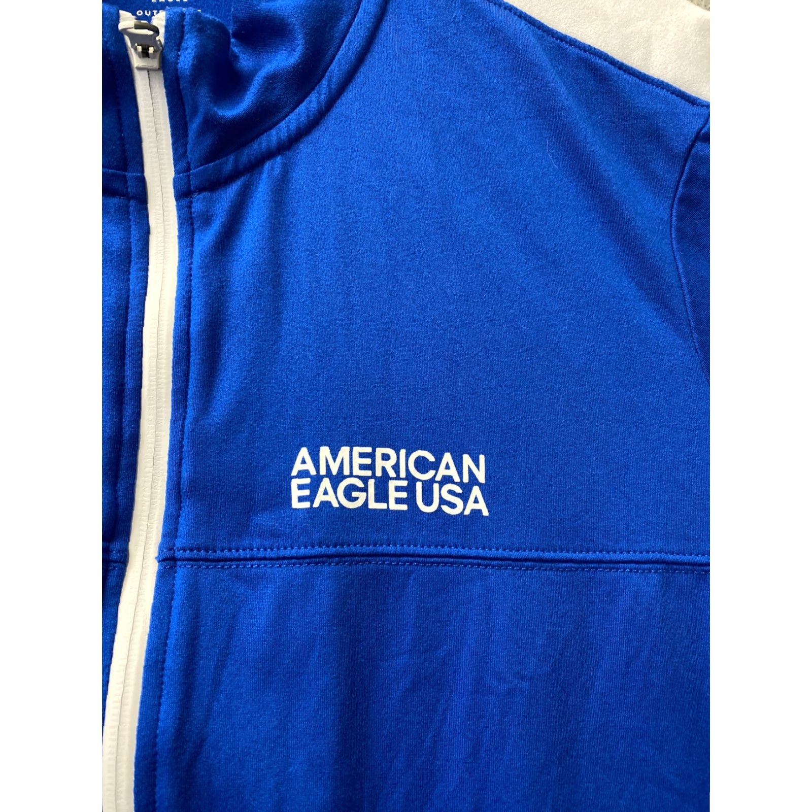 American Eagle Outfitters VINTAGE American Eagle Outfitters Mens Full Zip Jacket Long Sleeve Blue Size Large Size US L / EU 52-54 / 3 - 2 Thumbnail
