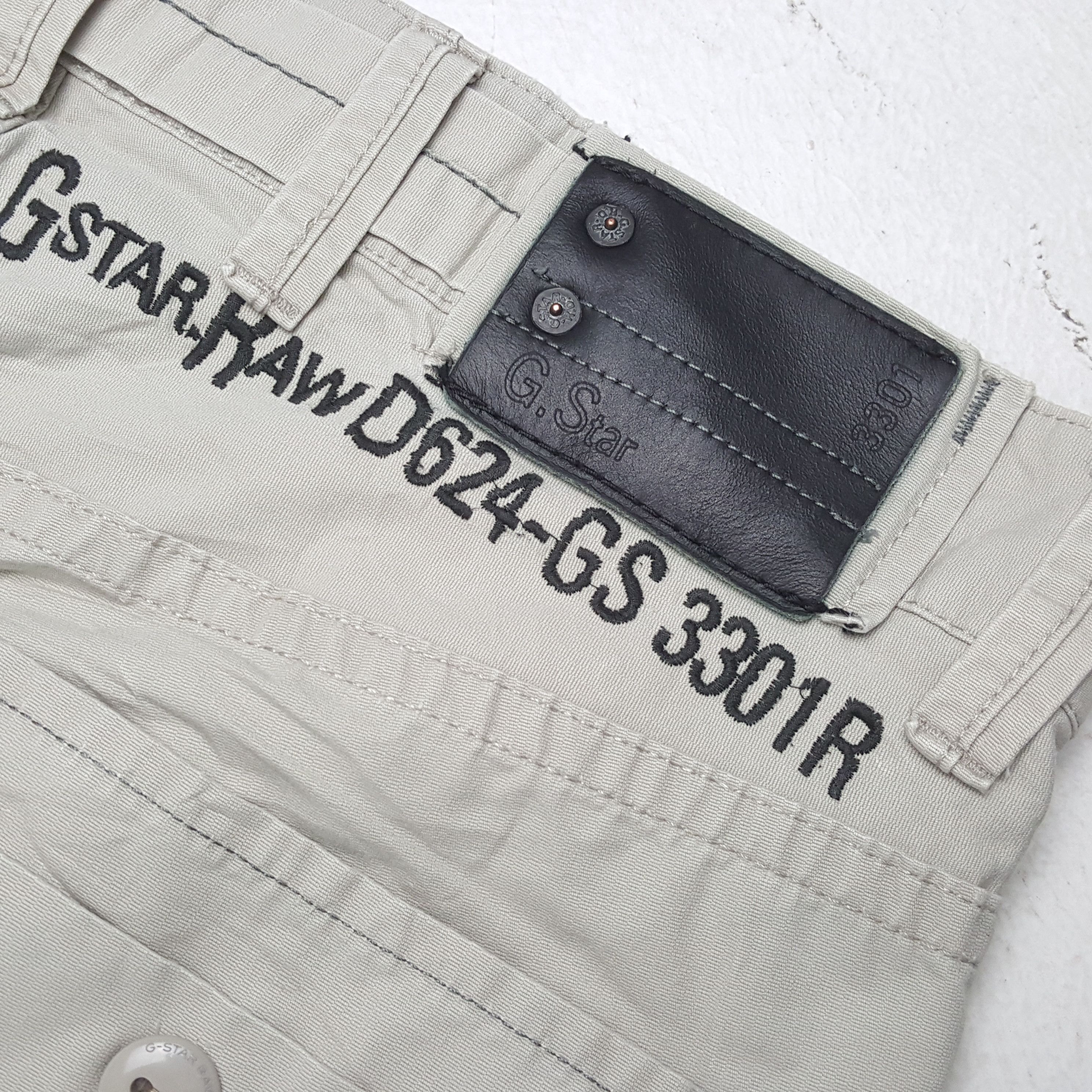 G-Star × Vintage Vintage G-STAR RAW Japanese Brand Streetwear Style Pants Size US 36 / EU 52 - 14 Thumbnail