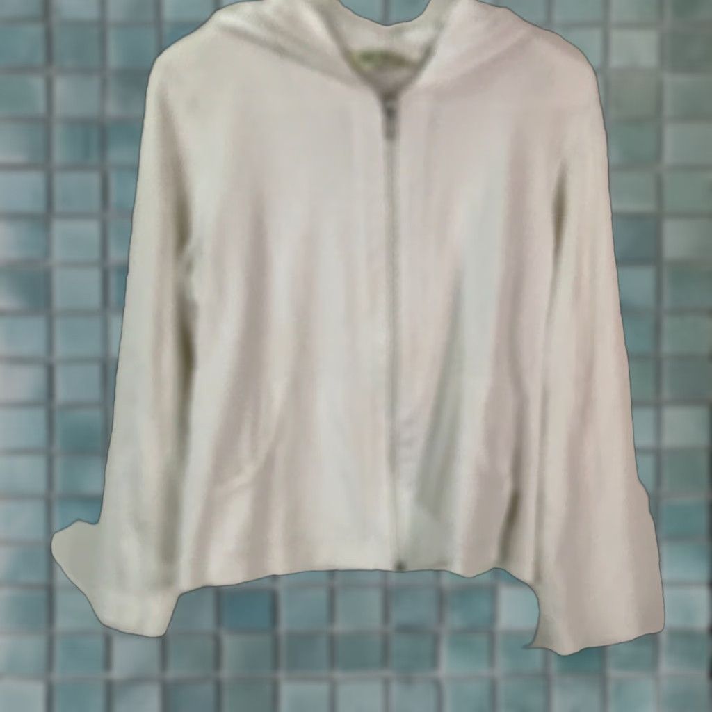 Eddie Bauer Eddie Bauer Women's Hooded Jacket Medium White Long Sleeve Zip Casual Classic Size M / US 6-8 / IT 42-44 - 1 Thumbnail