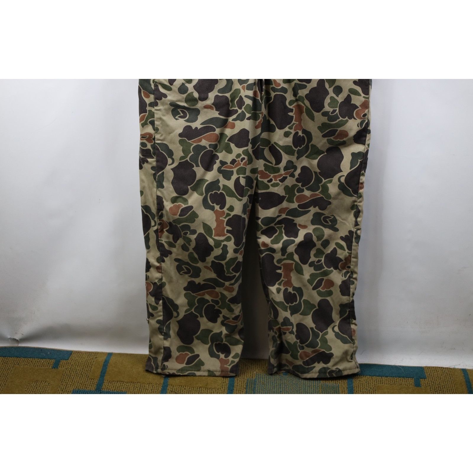 Vintage 70s 80s Walls Frogskin Camouflage Coveralls Bibs