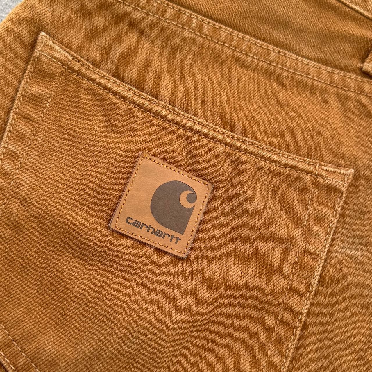 Carhartt Wip Carhartt Wip Vintage Faded/Washed Klondike Pants Size US 31 - 8 Thumbnail