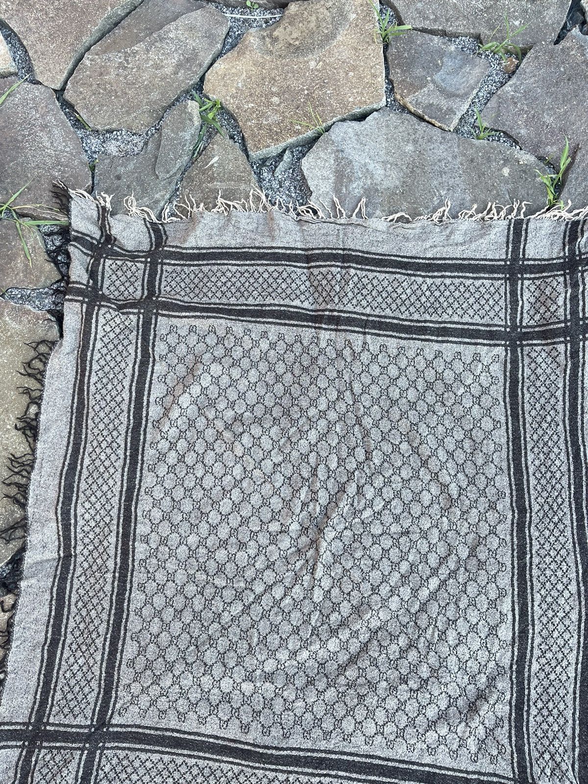 Gucci Gucci wool and Silk scarf gg monogram Size ONE SIZE - 5 Thumbnail