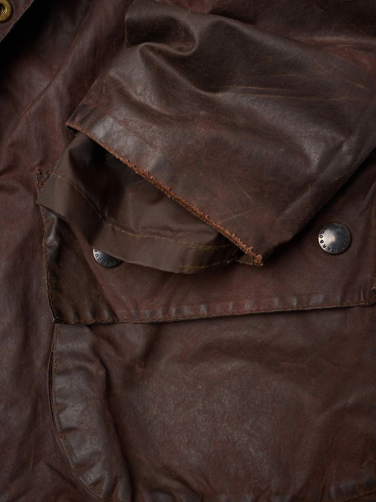 Barbour Vintage BARBOUR Beaufort Motorcycle Wax Jacket 3 Crest Size US L / EU 52-54 / 3 - 8 Thumbnail