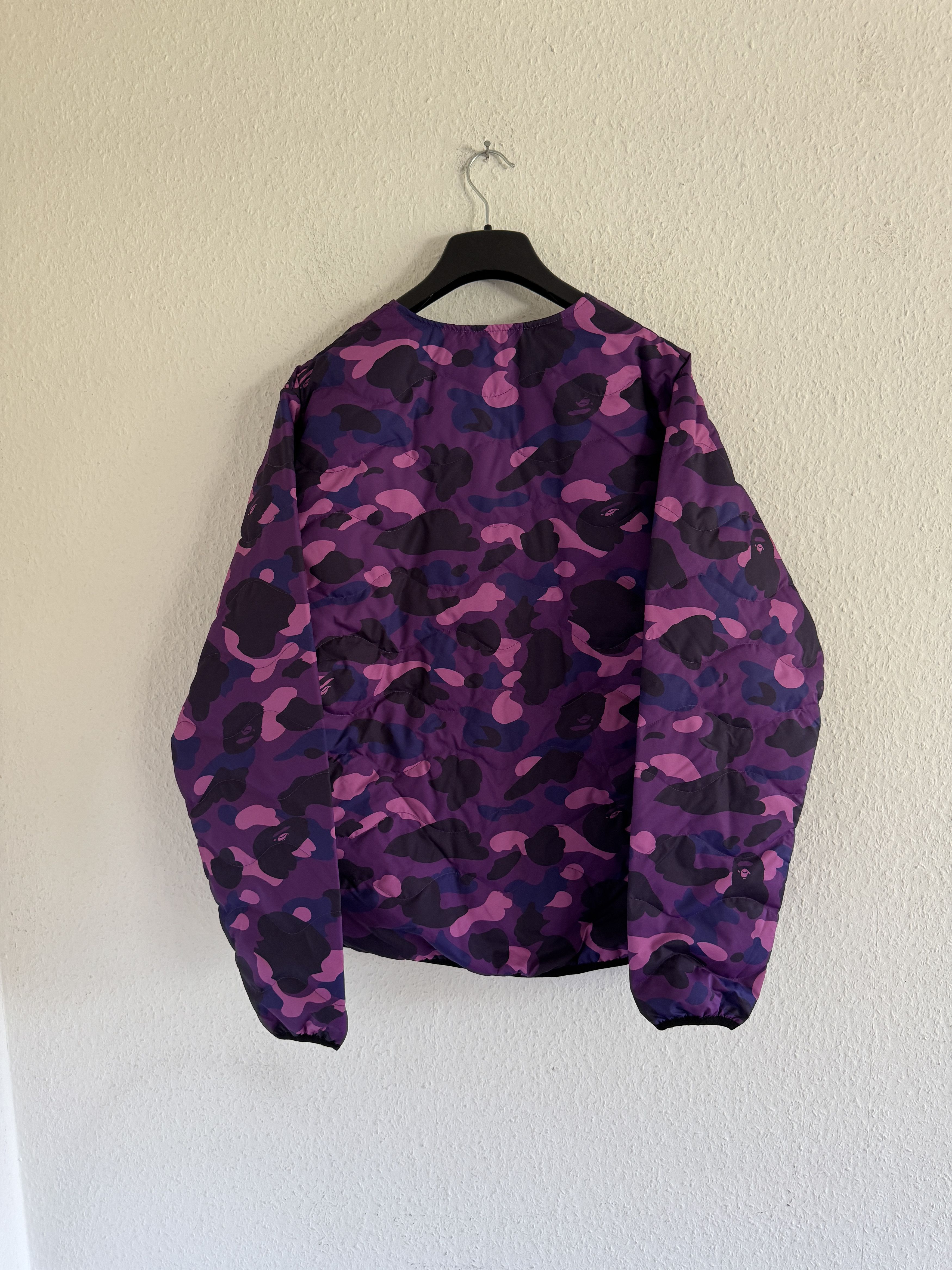 Bape Purple Color Camo Lightweight Down Jacket Size US XXL / EU 58 / 5 - 15 Thumbnail
