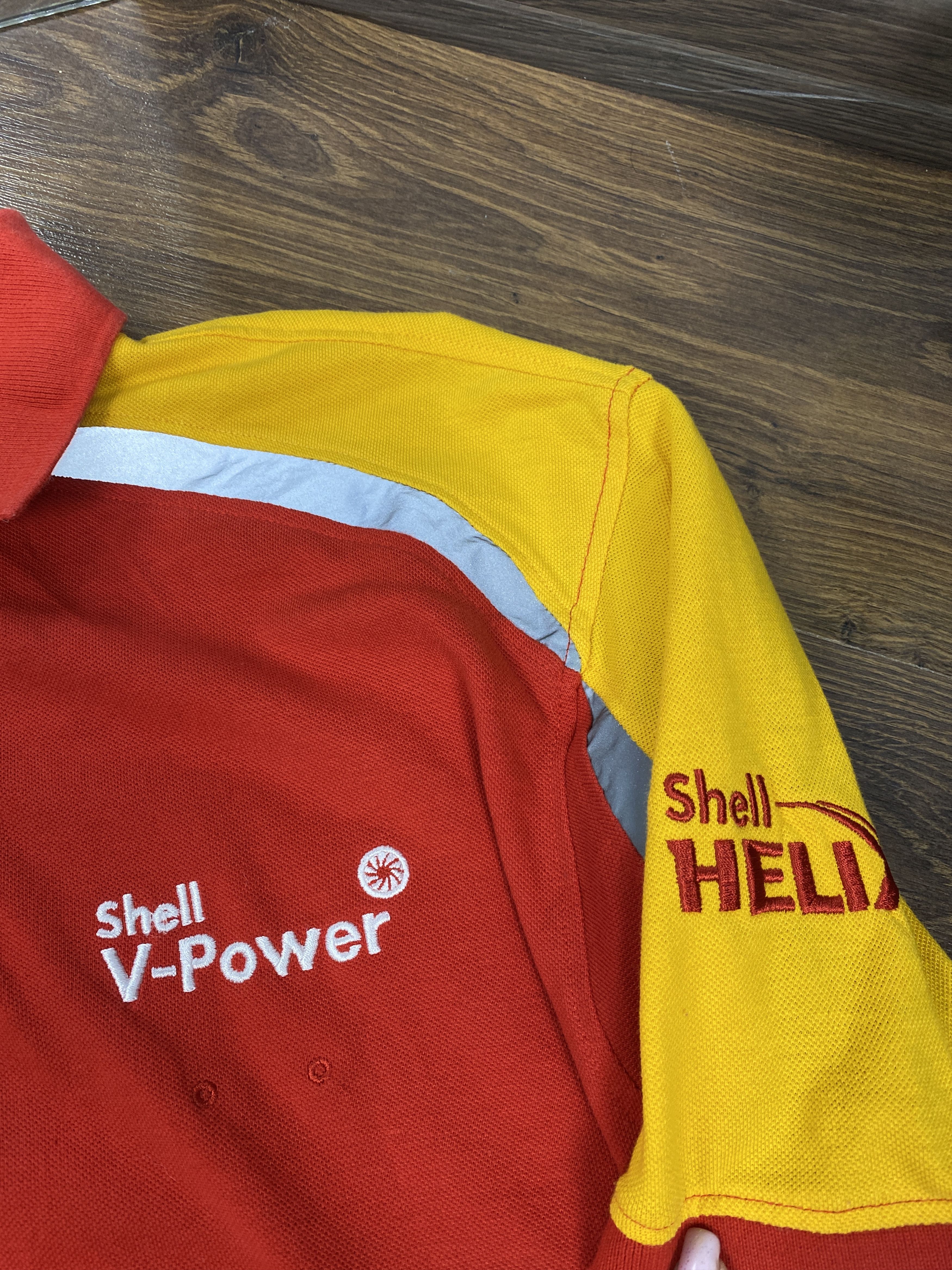 Ferrari Ferrari scuderia vintage Shell polo shirt Size US XL / EU 56 / 4 - 3 Thumbnail