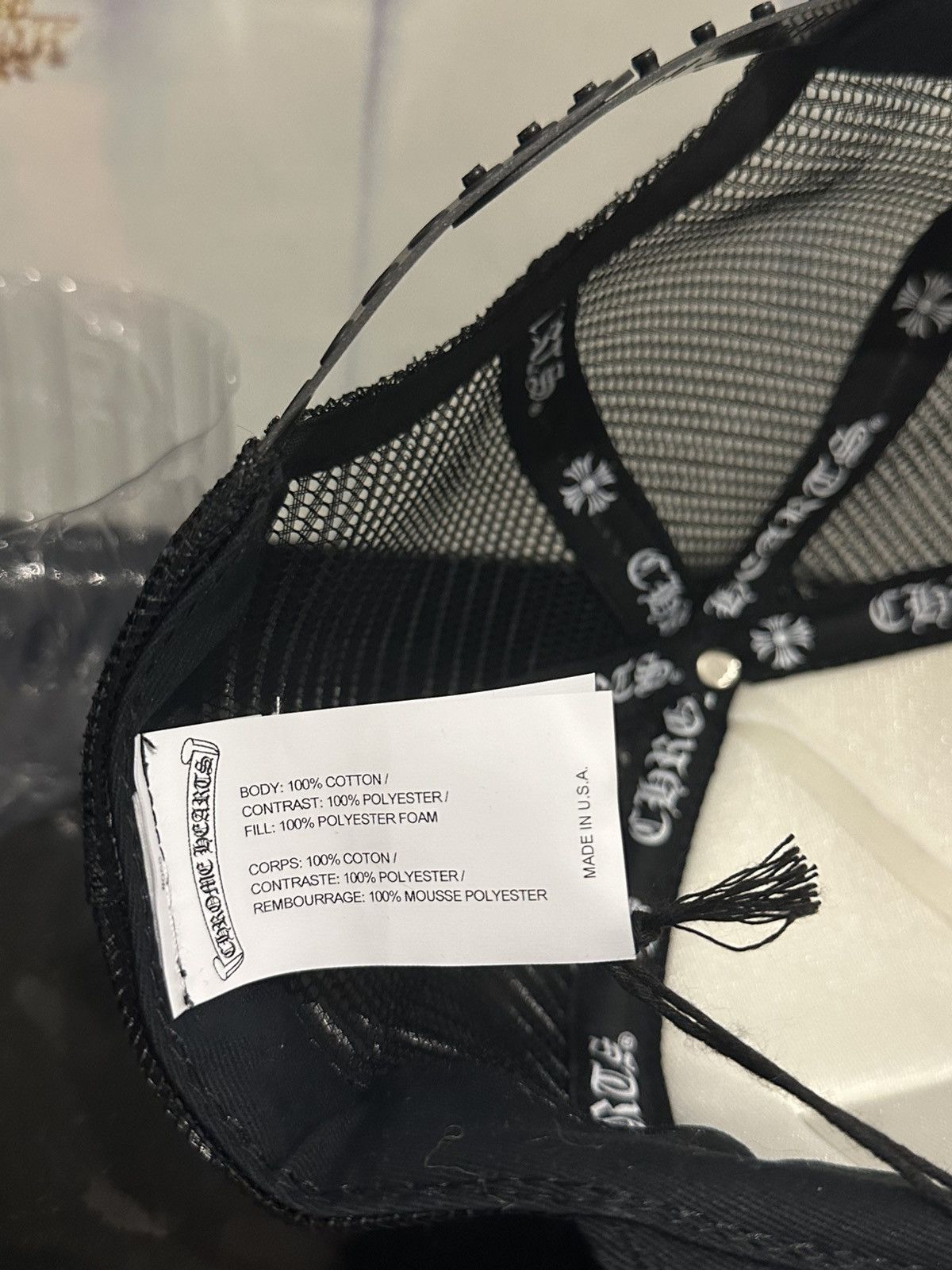Chrome Hearts Chrome Hearts CH Hollywood Trucker Hat Size ONE SIZE - 4 Thumbnail