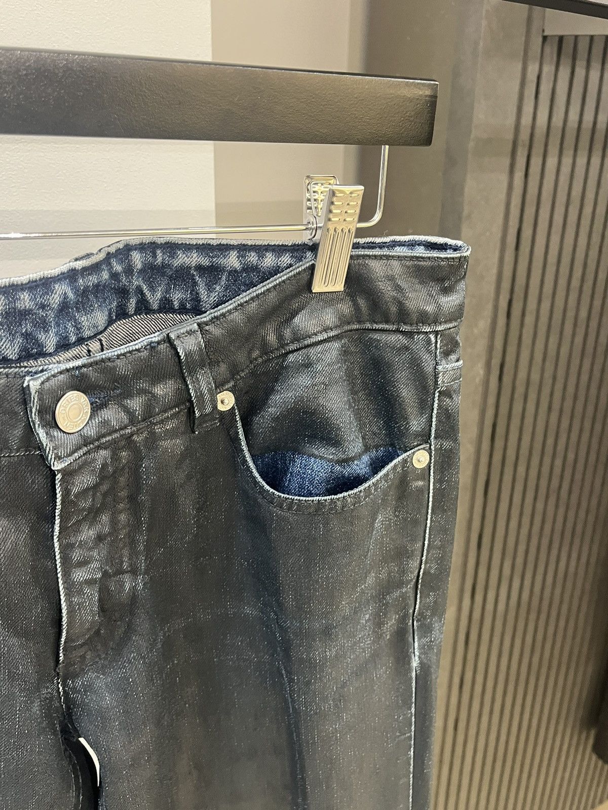 Dries Van Noten Dries van Noten Waxed Bi-Color Denim Size US 30 / EU 46 - 3 Thumbnail