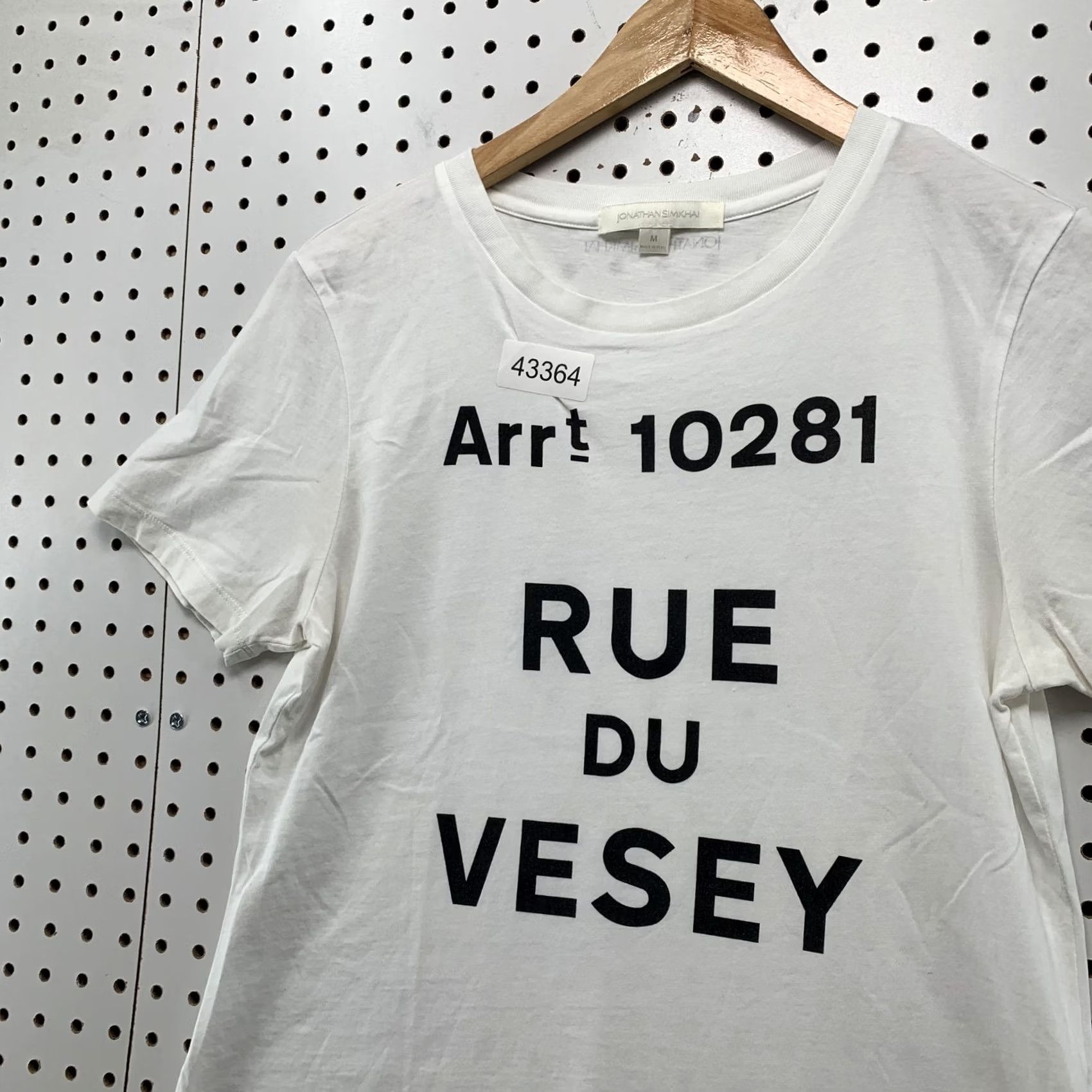 Jonathan Simkhai Jonathan Simkhai RUE DU VESEY Shirt Womens M White Designer Top Size M / US 6-8 / IT 42-44 - 6 Thumbnail