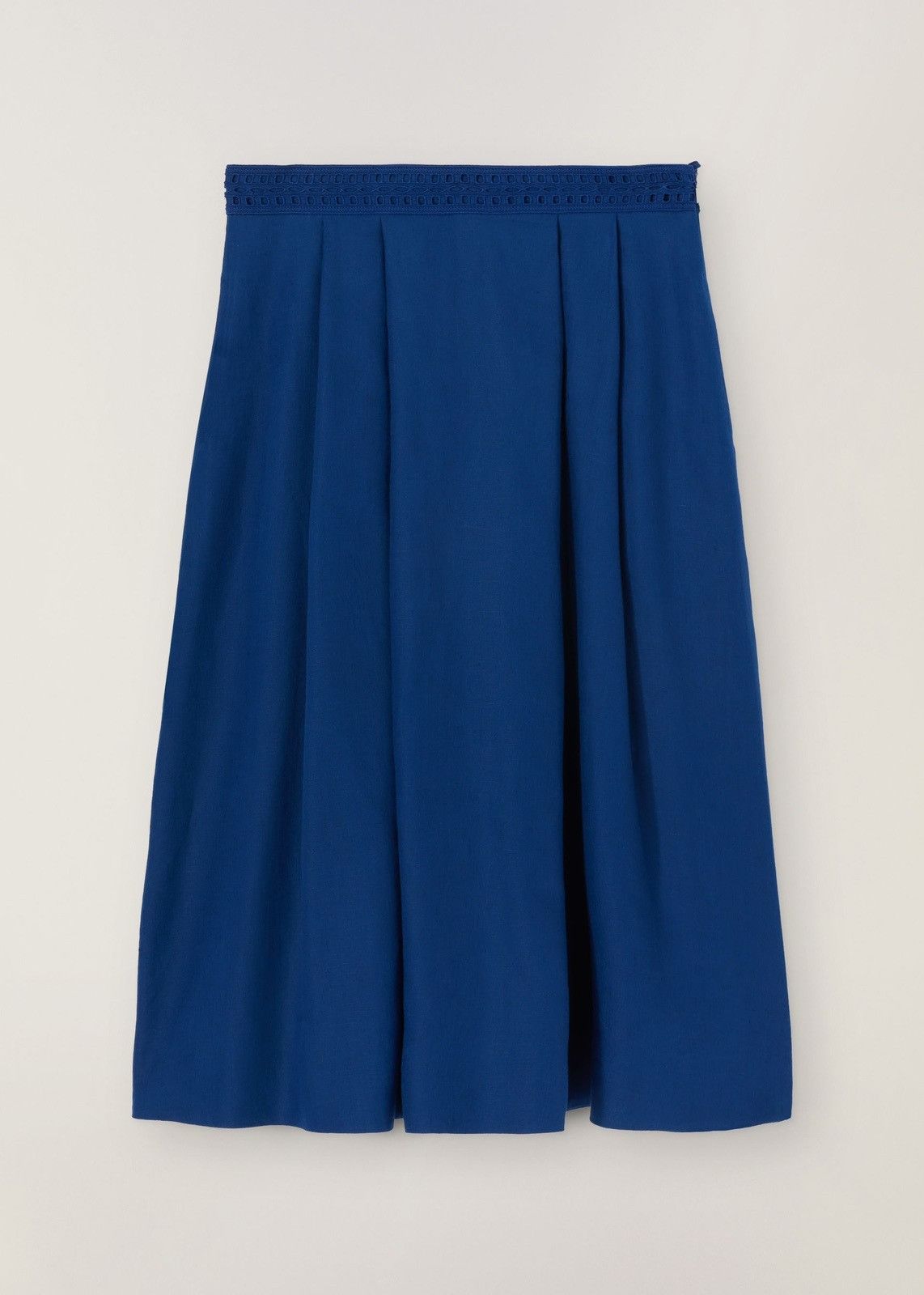 Loro Piana o1srvl11e0824 Zaira Sunny Midi Skirt in Blue Size 26" / US 2 / IT 38 - 1 Thumbnail