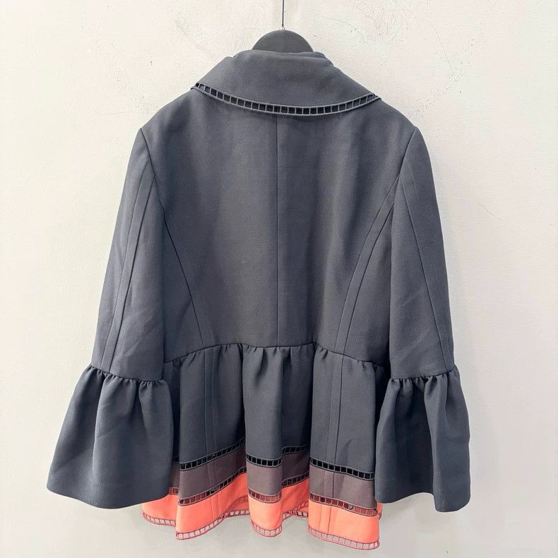 Fendi Fendi Woollen leather buckle short coat Size US XS / EU 42 / 0 - 2 Thumbnail