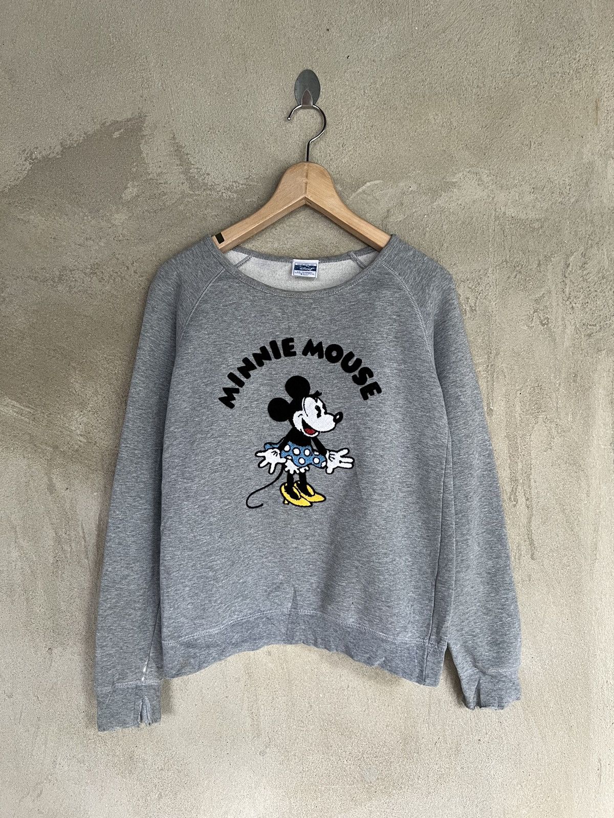 Disney × Mickey Mouse Minnie Mouse Cartoon Sweatshirt Size S / US 4 / IT 40 - 2 Thumbnail