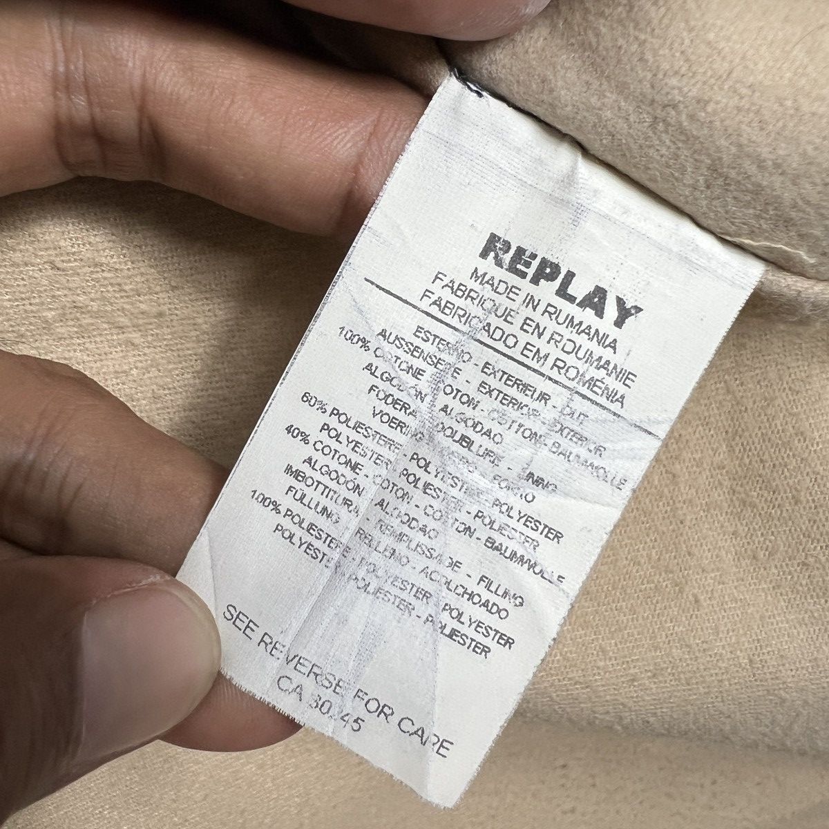 Replay 🔥 Replay Blue Jeans Moleskin Deck Blouson Jacket Size US M / EU 48-50 / 2 - 15 Thumbnail
