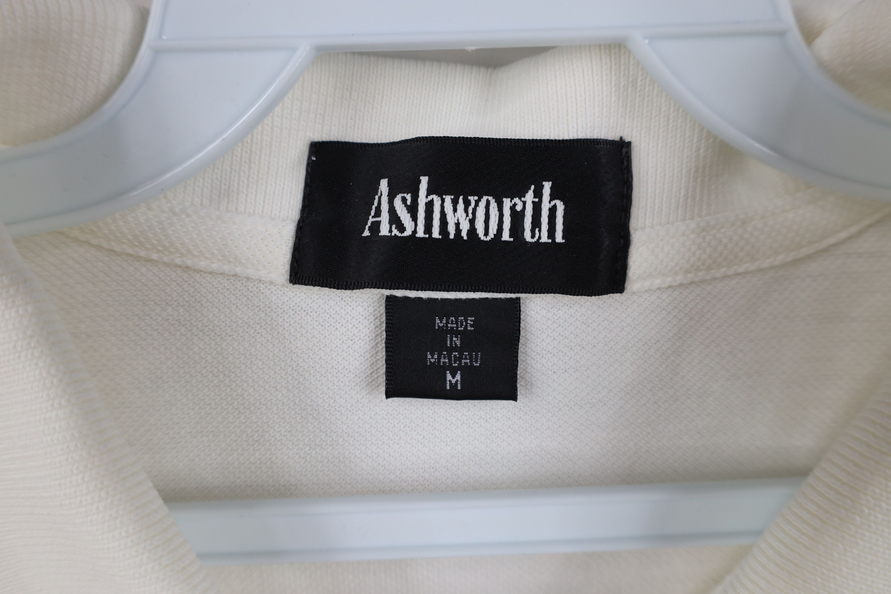 Vintage Vintage 90s Streetwear Cotton Knit Golf Polo Shirt White Size US M / EU 48-50 / 2 - 5 Thumbnail