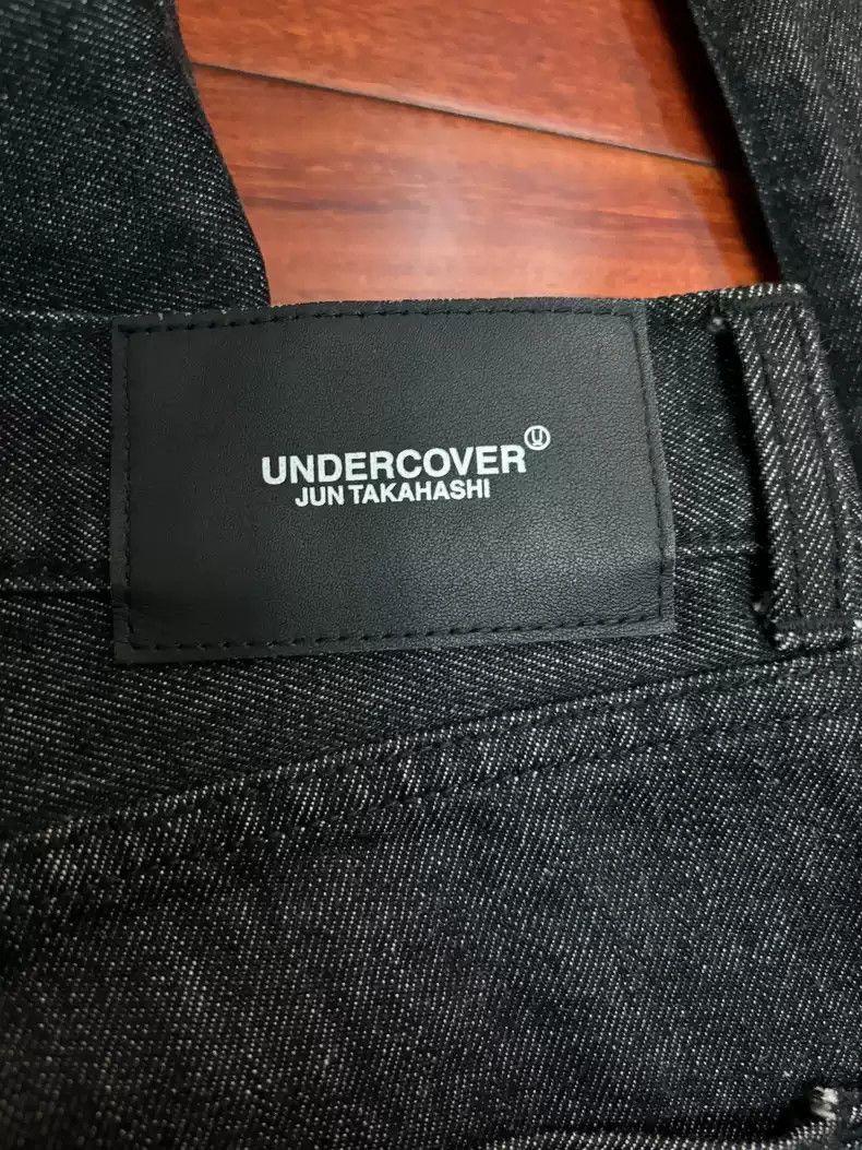 Undercover UNDERCOVER PSYCHO Embroidered applique black jeans Size US 32 / EU 48 - 9 Thumbnail