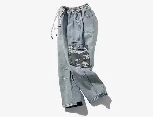 Japanese Brand 20SS Indigo Union Japan Denim Camo Worker Pants Size US 32 / EU 48 - 3 Thumbnail