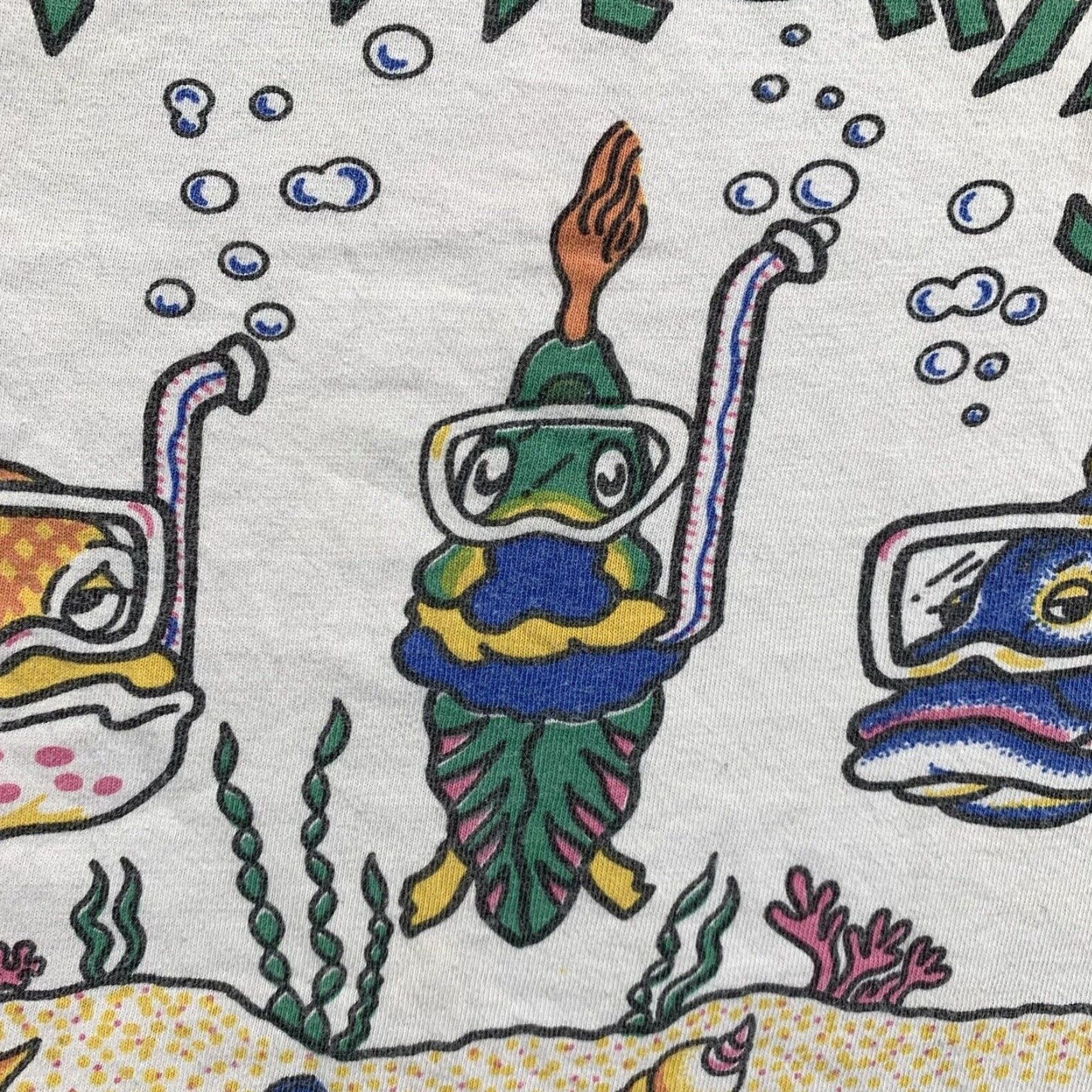 Vintage VINTAGE Mexico Tank Top Men’s Large Unisex Sleeveless Graphic Fish Print Snorkeling Beachwear Size US L / EU 52-54 / 3 - 5 Thumbnail