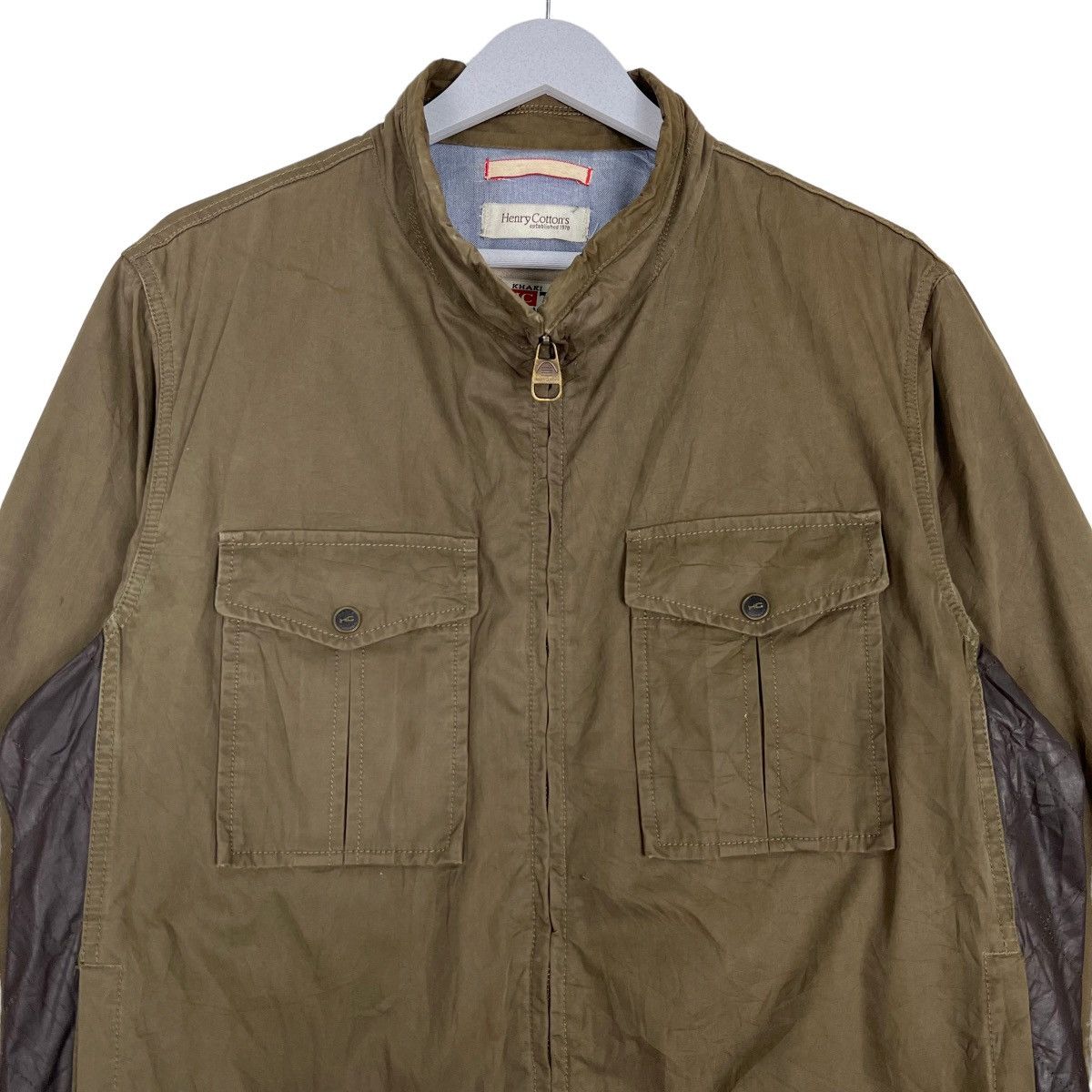Henry Cotton's 🔥 HENRY COTTONS SCOTLAND KHAKI JACKET Size US M / EU 48-50 / 2 - 3 Thumbnail