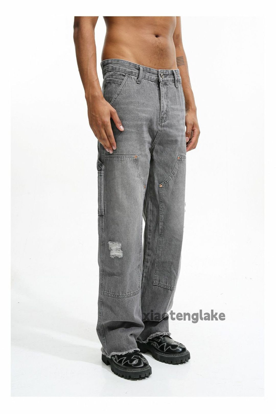 Jean × Vintage washed faded y2k skate hiphop carpenter jeans Size US 28 / EU 44 - 1 Thumbnail