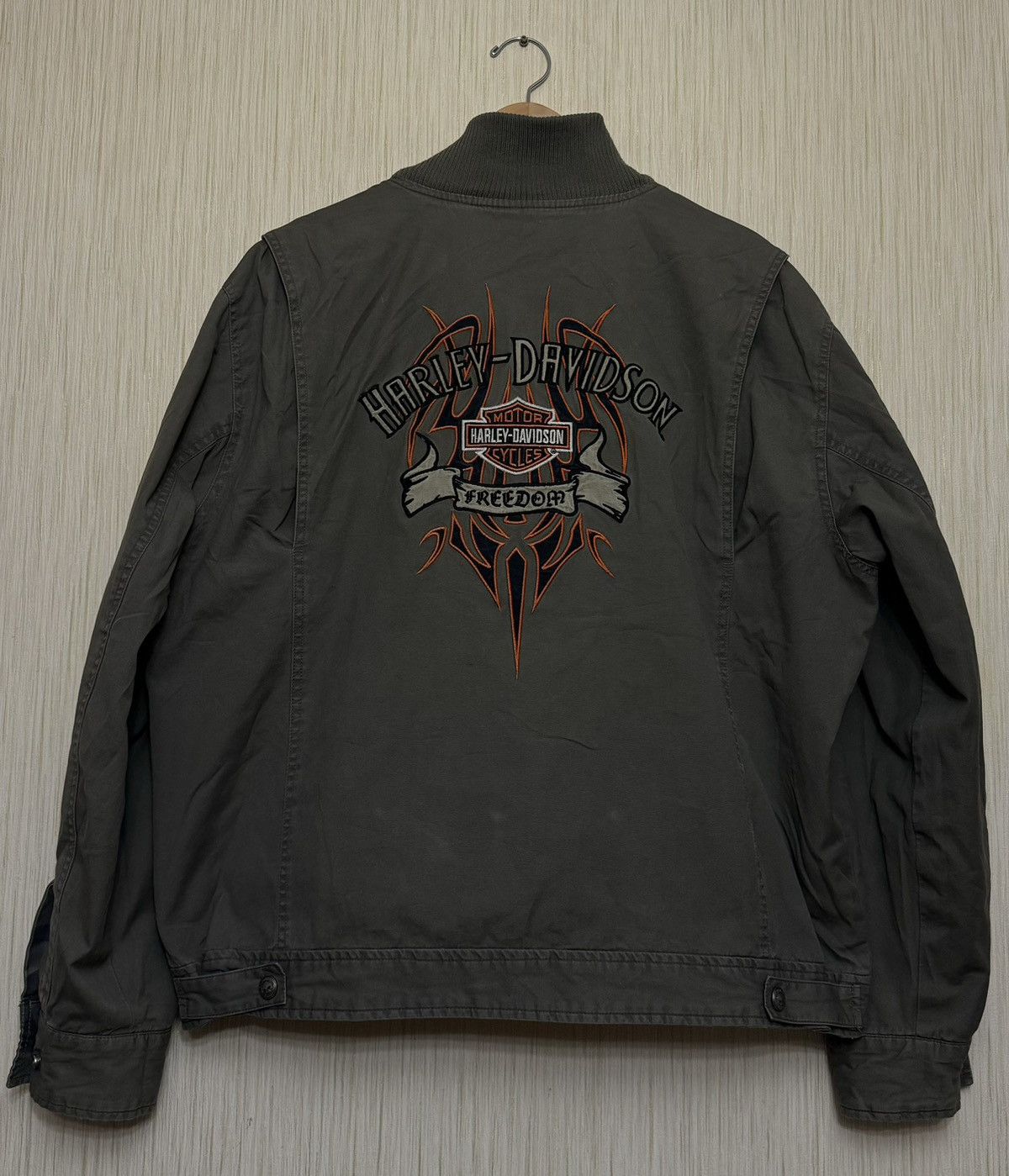 Harley Davidson × Vintage Harley Davidson vintage reversible jacket military m65 Size US XL / EU 56 / 4 - 1 Thumbnail