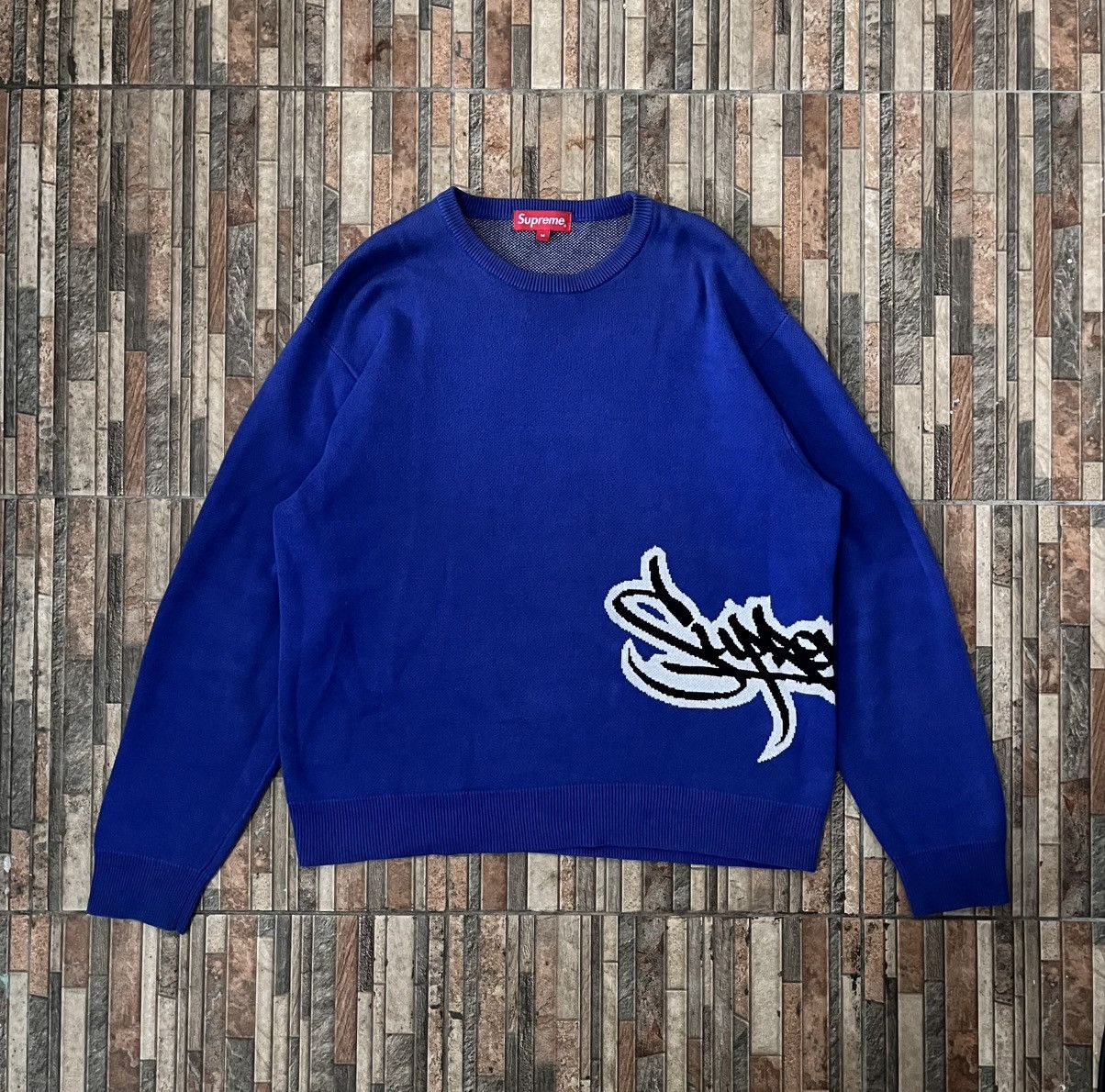 Supreme Supreme Tag Logo Knitwear Size US M / EU 48-50 / 2 - 1 Thumbnail