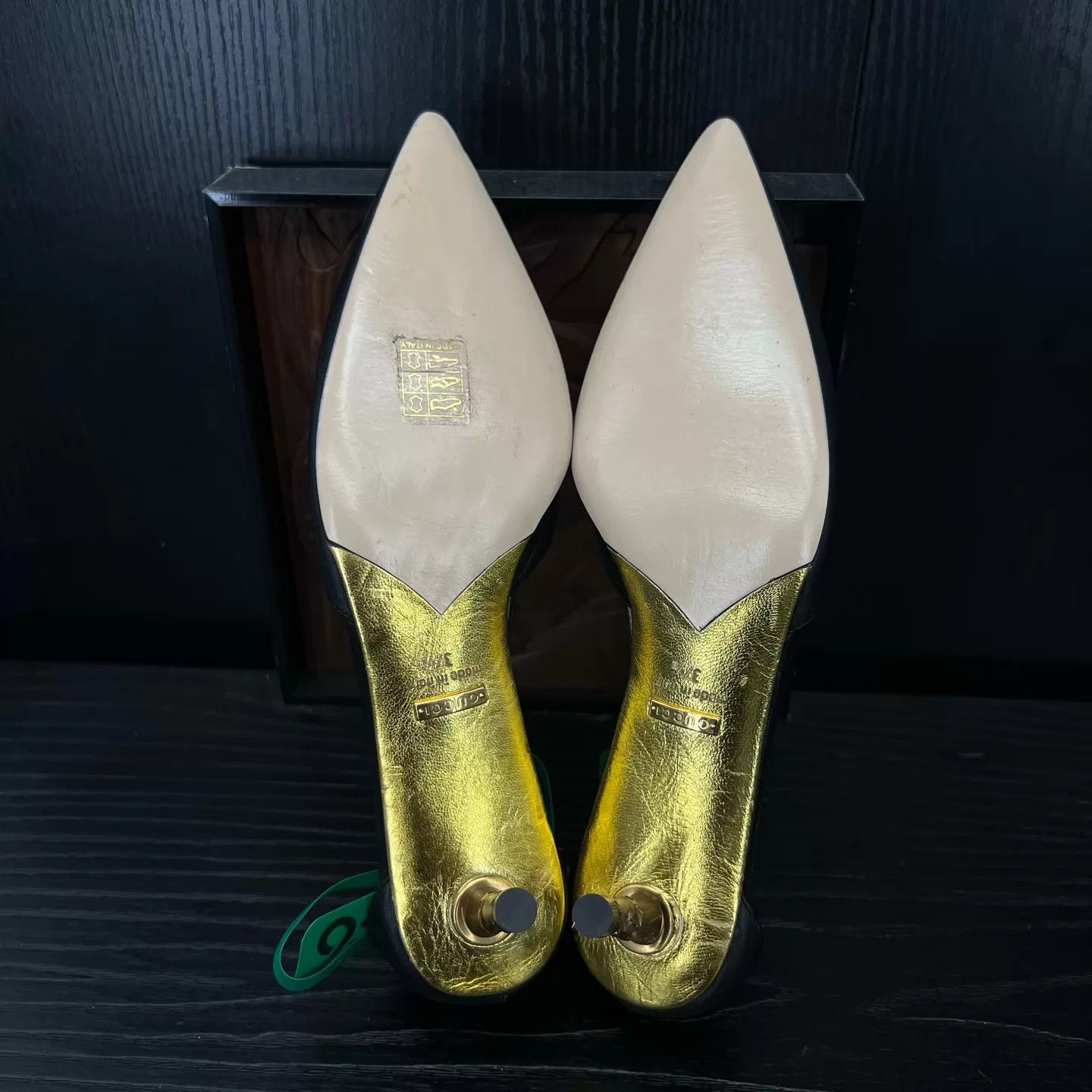 Gucci Gucci Cherry Heels Women's 37.5 With Box Size US 7 / IT 37 - 5 Thumbnail