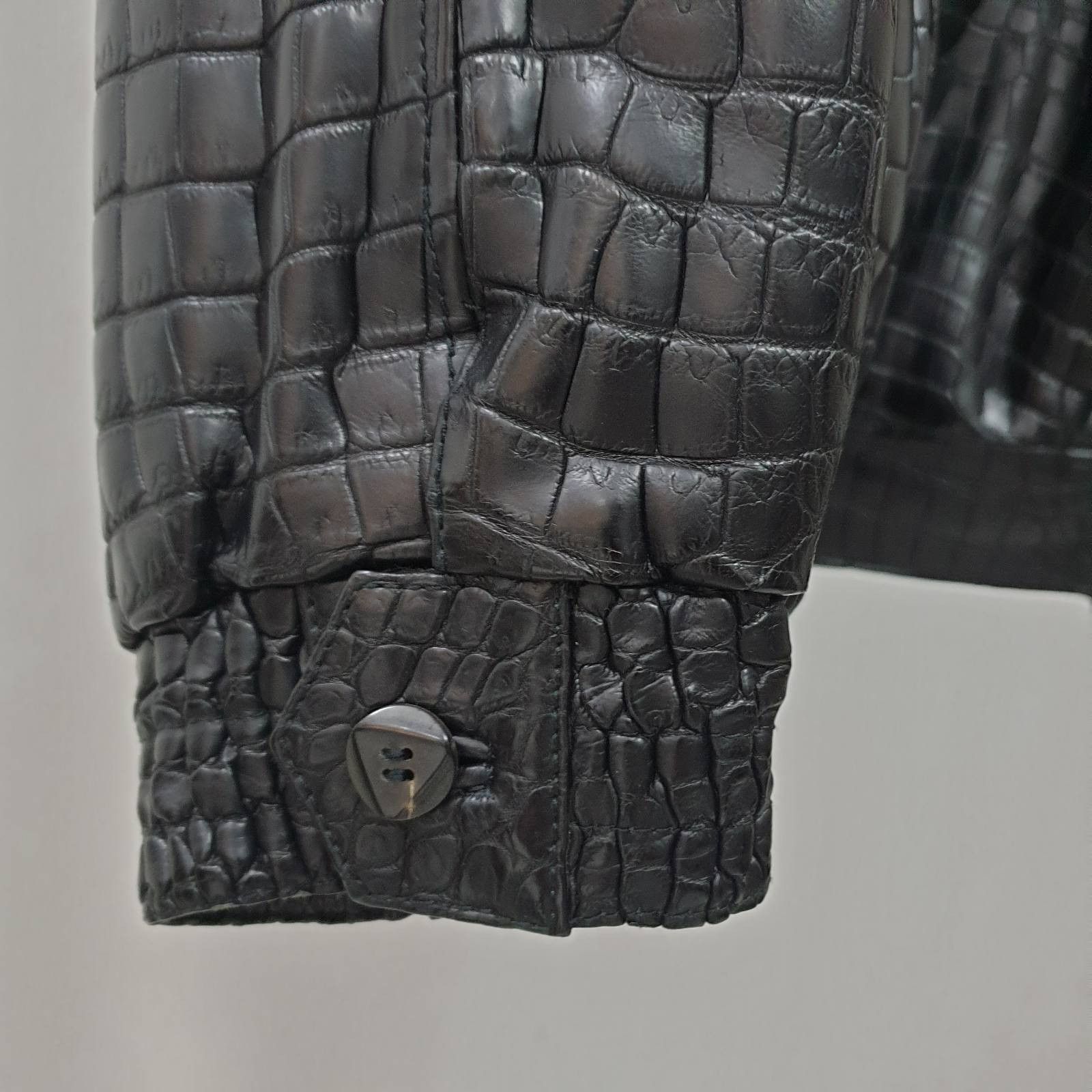 Zilli Zilli croco leather jscket Size US XXL / EU 58 / 5 - 4 Thumbnail