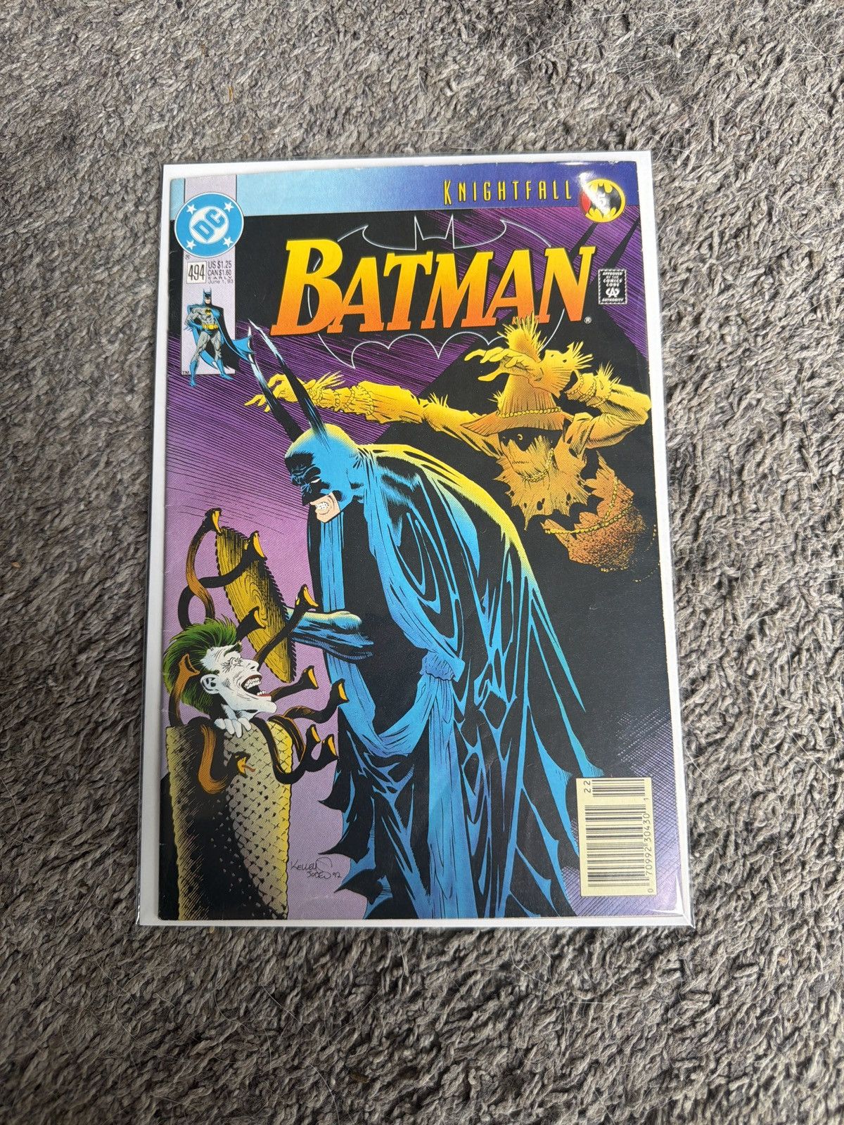 DC Comics 1993 DC Comics Batman #494 Night Terrors Comic Book Size ONE SIZE - 1 Thumbnail