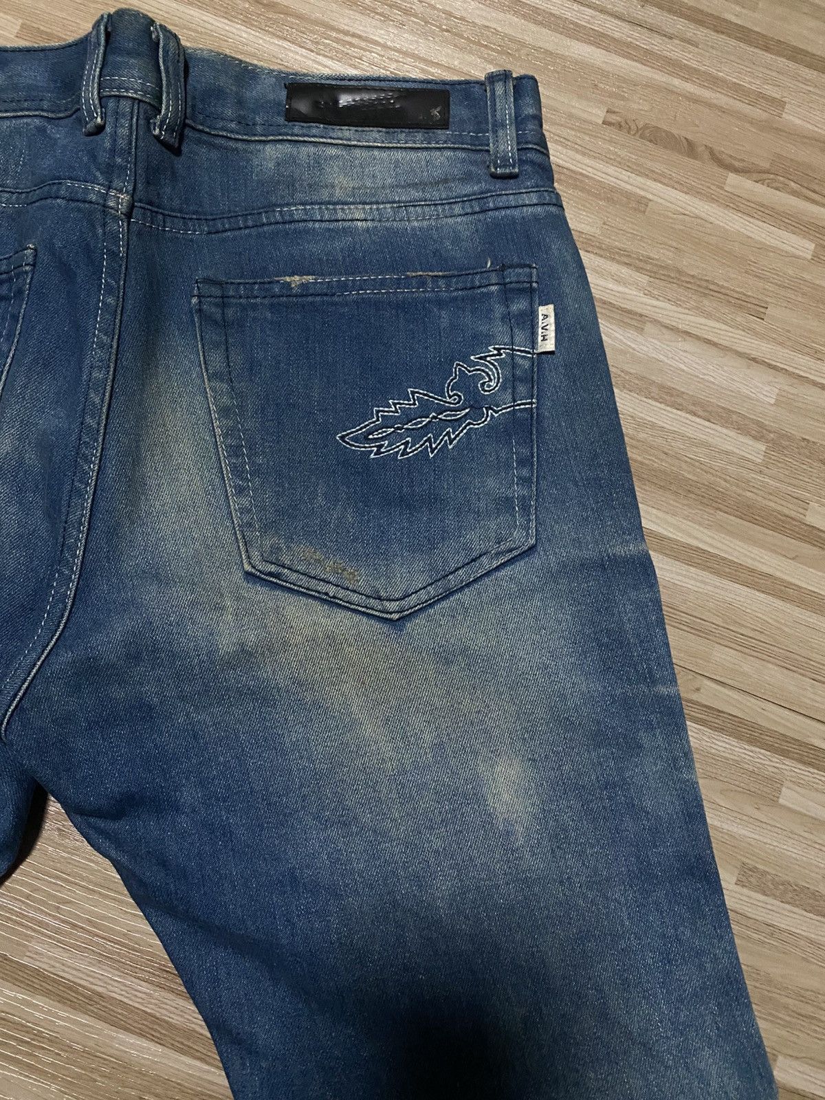 Japanese Brand 💥RARE A.V.H COSTUME JEANS💥BOOTCUT Size US 32 / EU 48 - 14 Thumbnail
