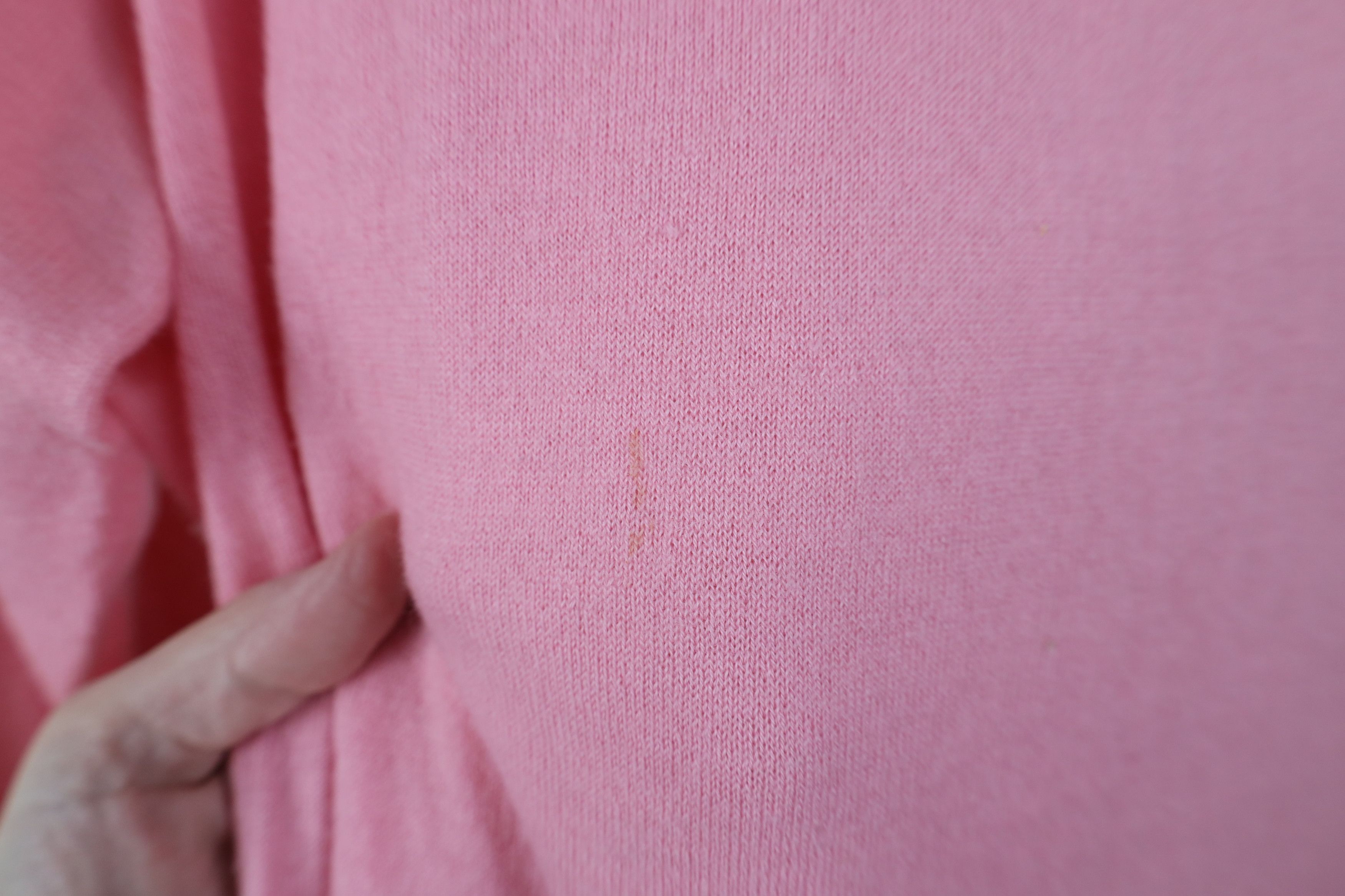 Vintage Vintage 90s Streetwear Cashmere Knit Crewneck Sweater Pink Size L / US 10 / IT 46 - 5 Thumbnail