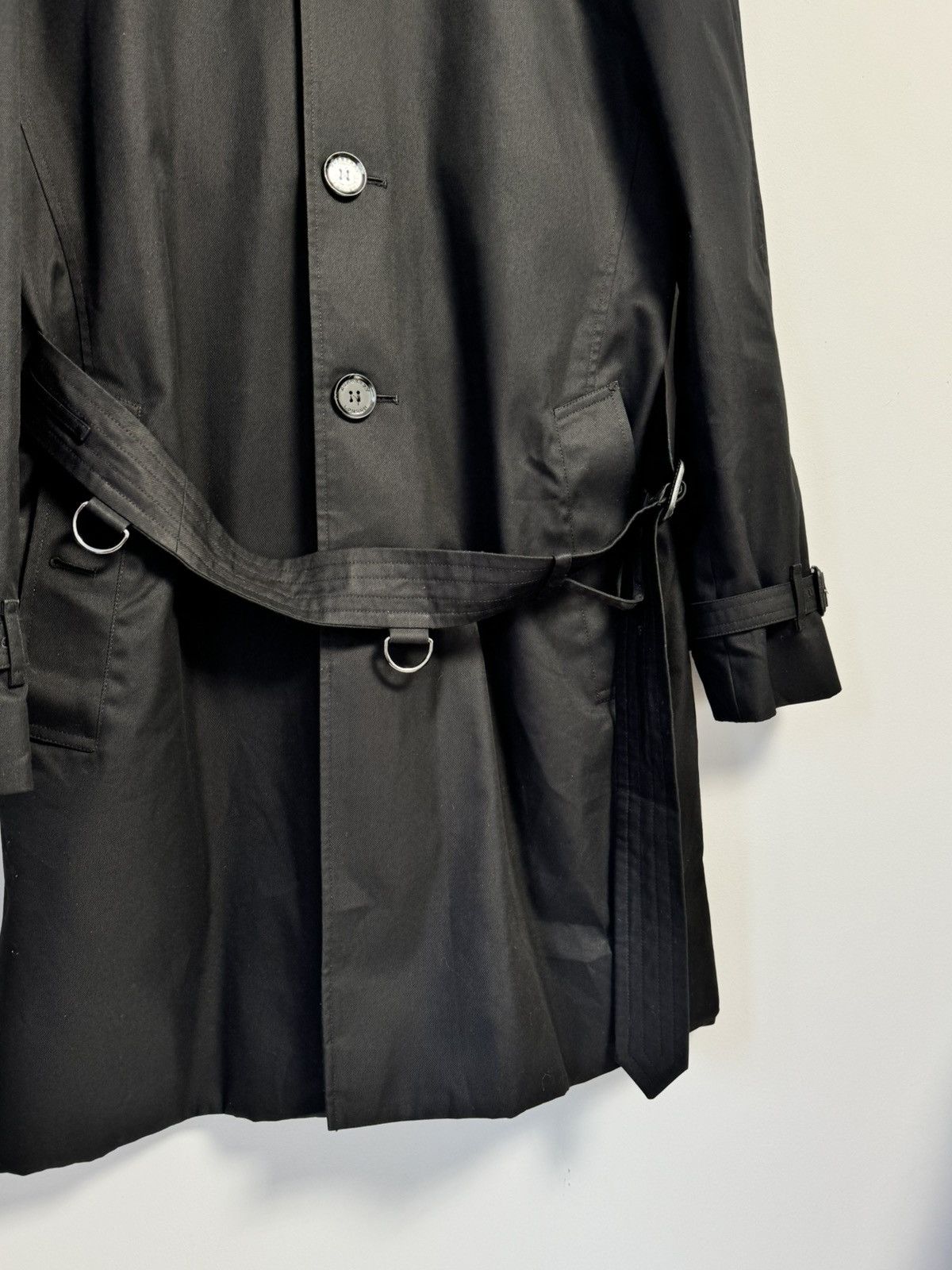 Burberry Burberry Trench Coat Luxury Monogram Black Nova Check Size US L / EU 52-54 / 3 - 8 Thumbnail