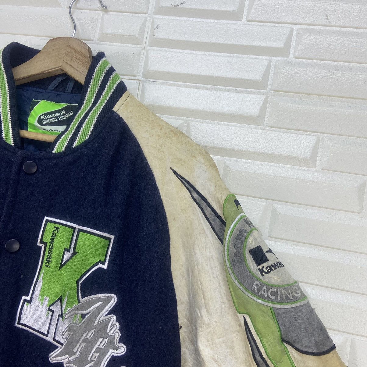Japanese Brand Team Kawasaki Racing Spirit Challenge Dream Varsity Jacket Size US M / EU 48-50 / 2 - 12 Thumbnail