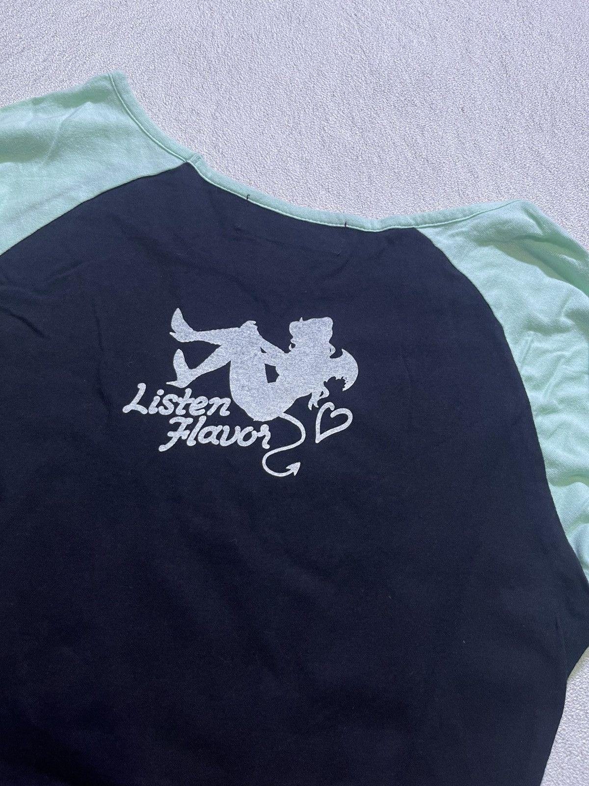 Japanese Brand Y2K LISTEN FLAVOR short sleeve tshirt Size S / US 4 / IT 40 - 4 Thumbnail