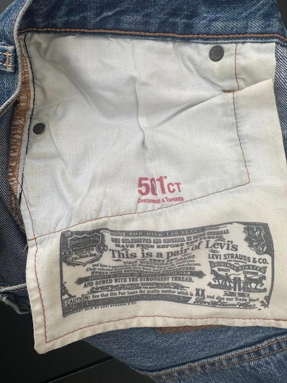 Other Levi’s 501 CT W26 Distressed Tapered Jeans Size 26" / US 2 / IT 38 - 7 Thumbnail