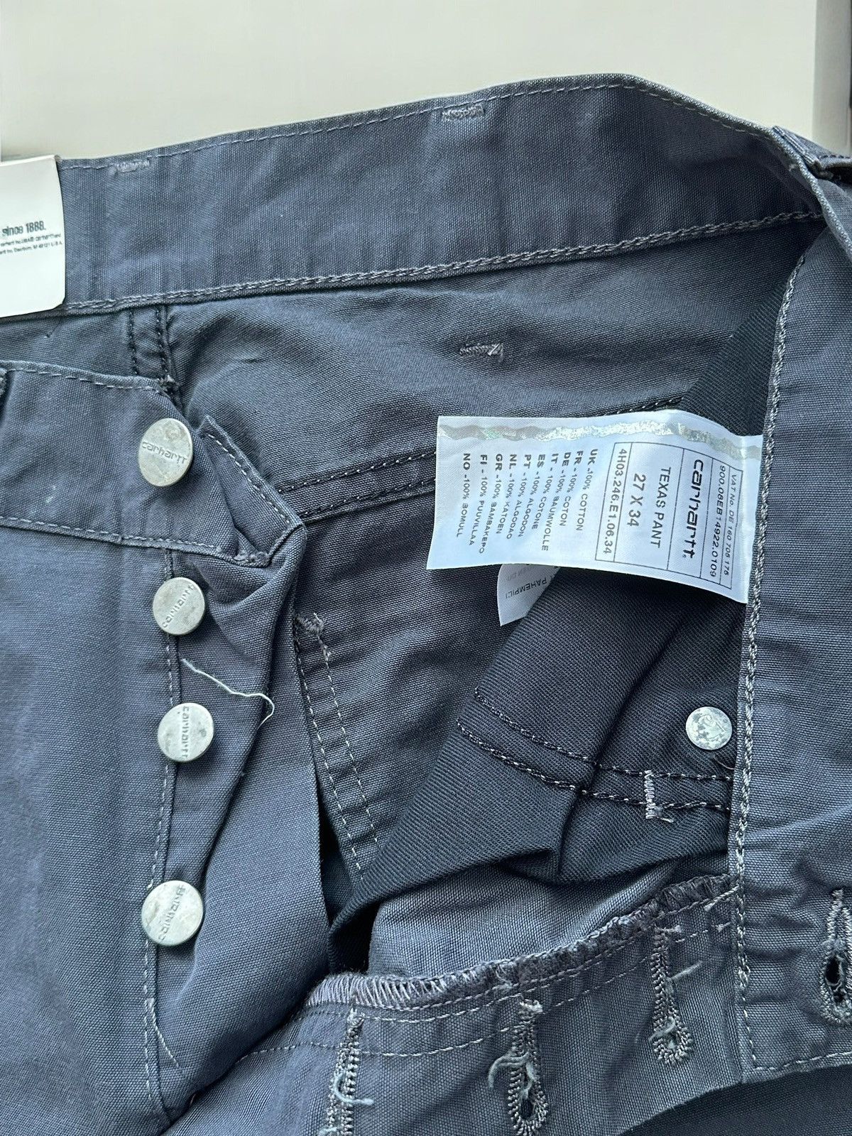 Carhartt Carhartt Blacksmith stone washed pants Vinatge Size 27" / US 4 / IT 40 - 6 Thumbnail